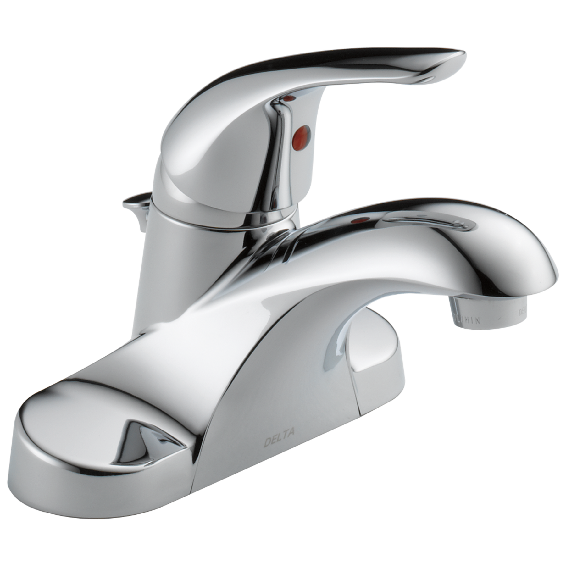 Single Handle Centerset Bathroom Faucet in Chrome — image 1