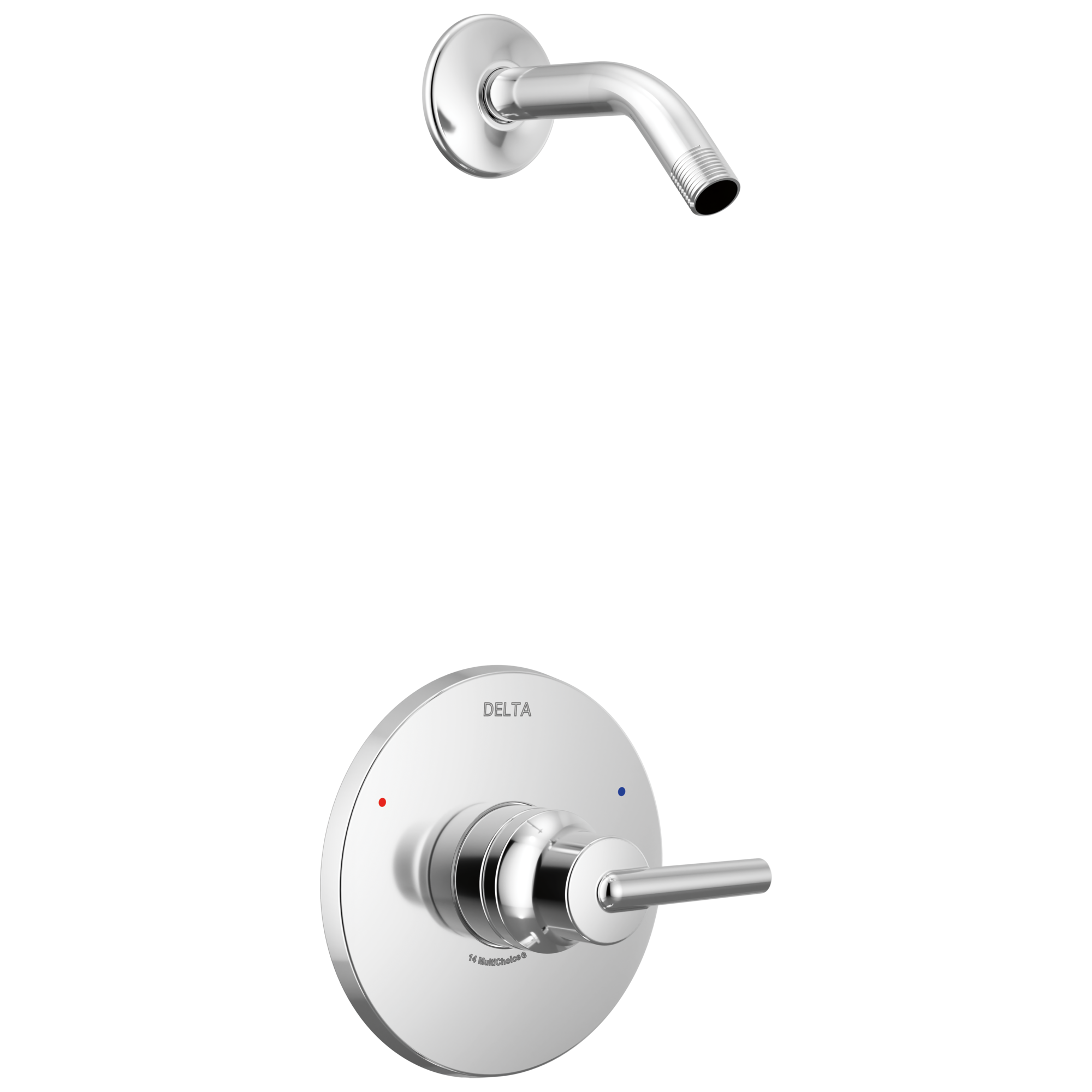 Delta Faucet Trinsic Monitor 14 Series Shower Trim - Less Head - Chrome