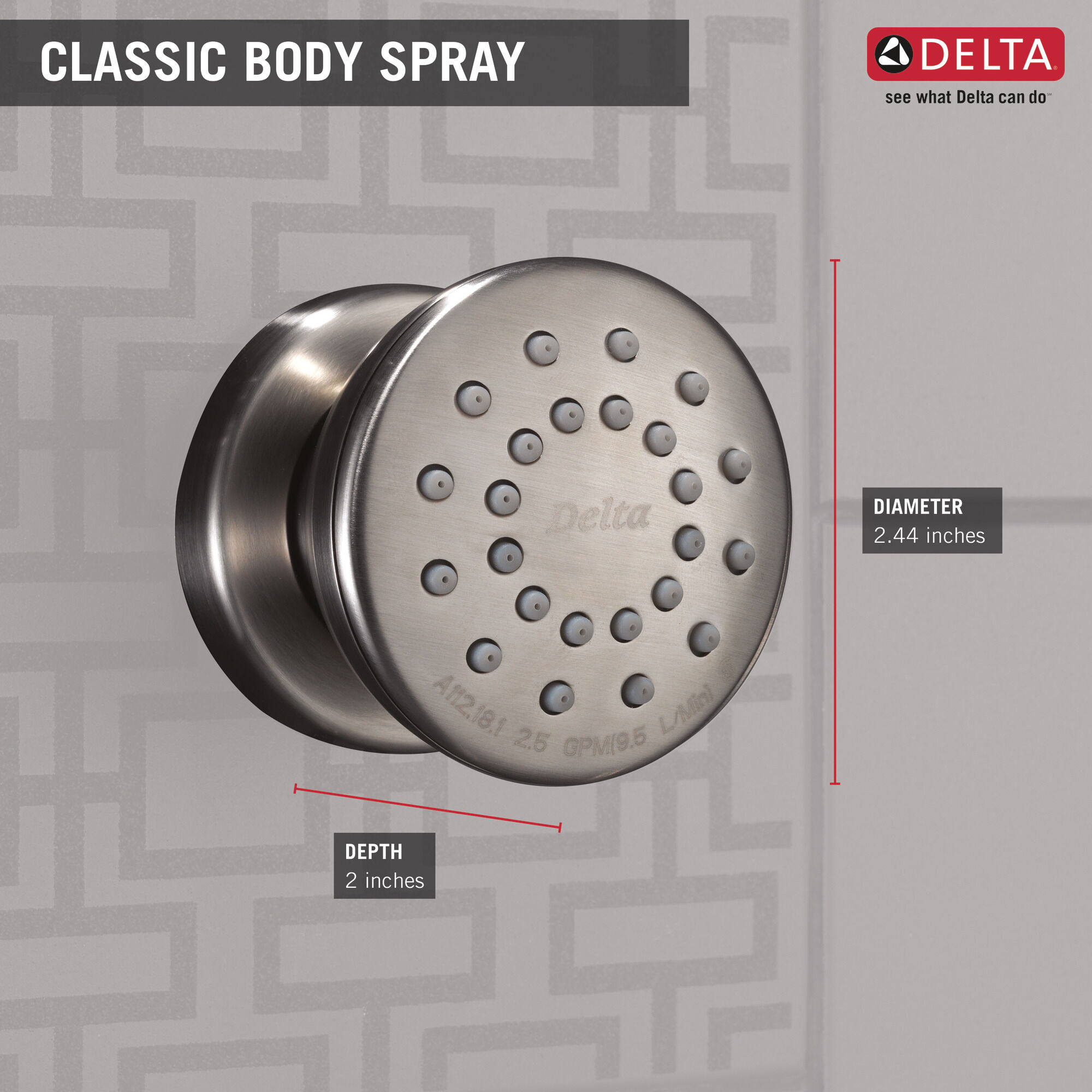 Delta Faucet 50102 Body Spray Chrome 