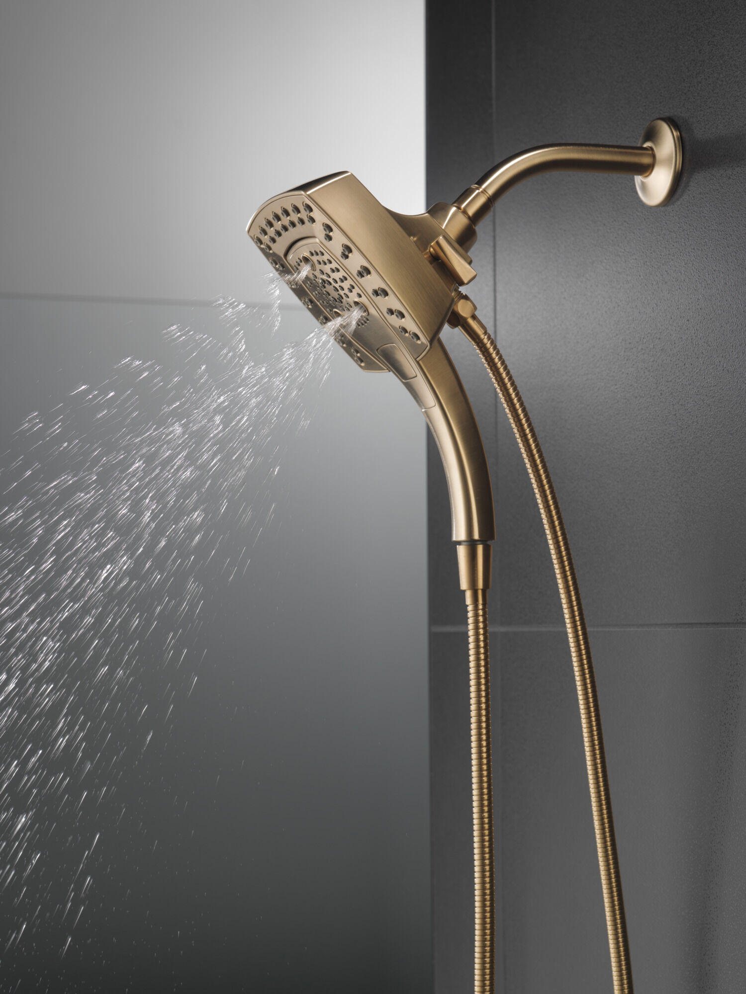 ジャパンギャルズ BRILLIANT EPI  JB-9892 H2Okinetic® In2ition® 5-Setting Two-in-One Shower in Lumicoat