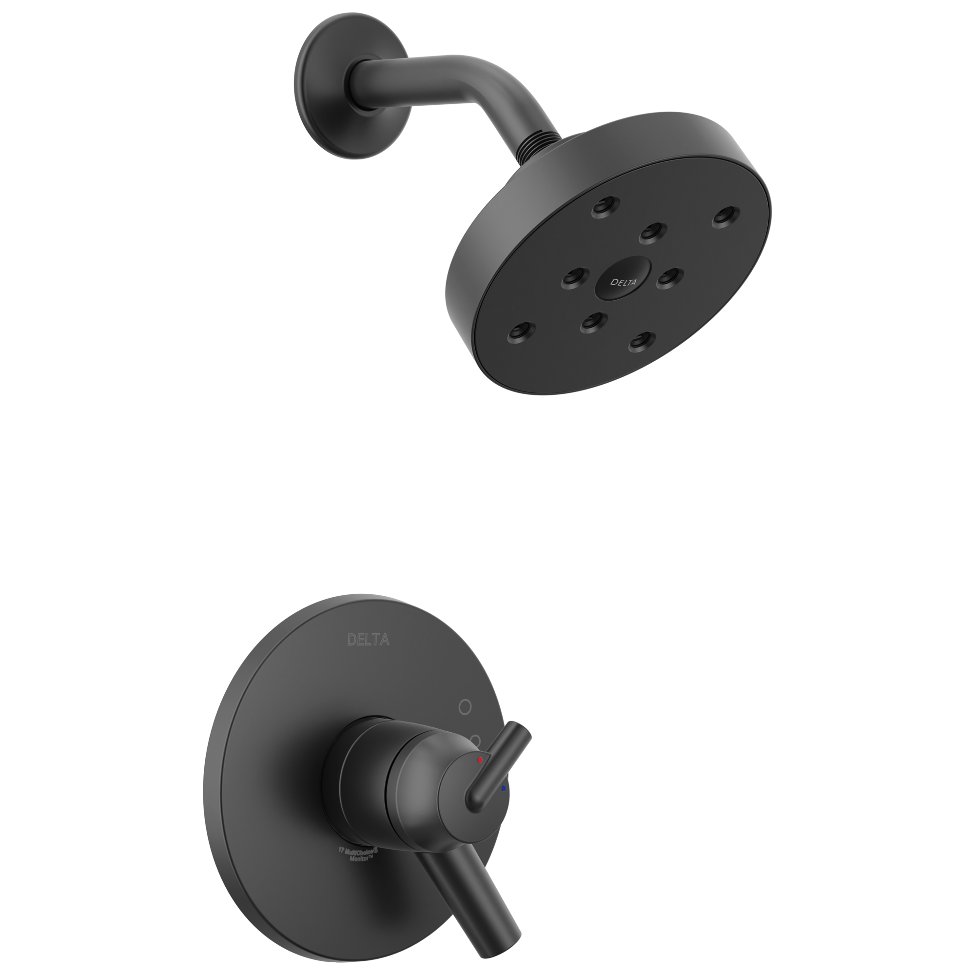 Delta Faucet Trinsic Monitor 17 Series H2OKineticShower Trim - Matte Black