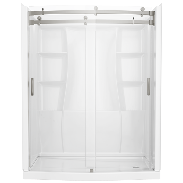 60~x32~ Classic 500 Curved Shower Door, image 15