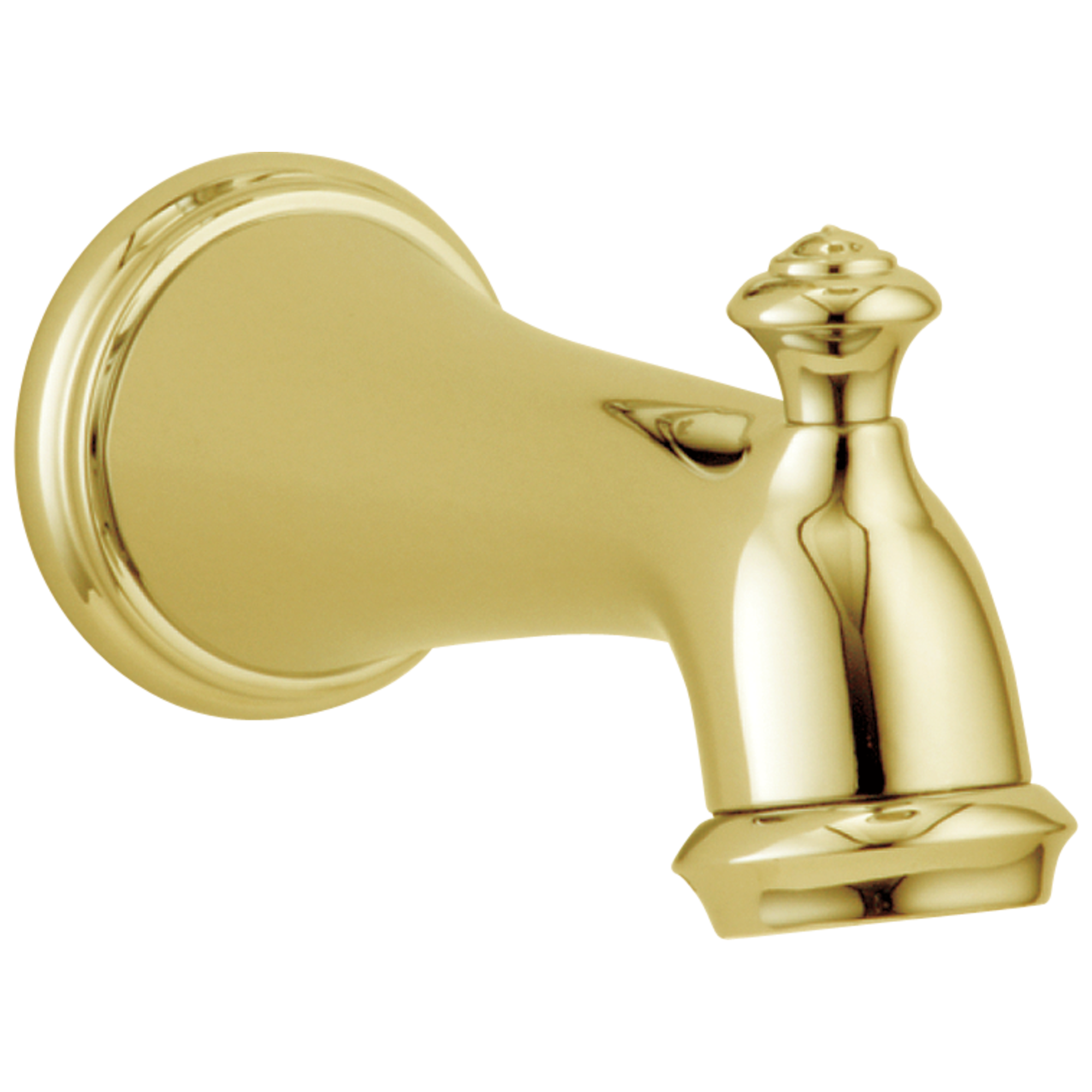 Delta Faucet Victorian Tub Spout - Pull-Up Diverter - Polished Brass