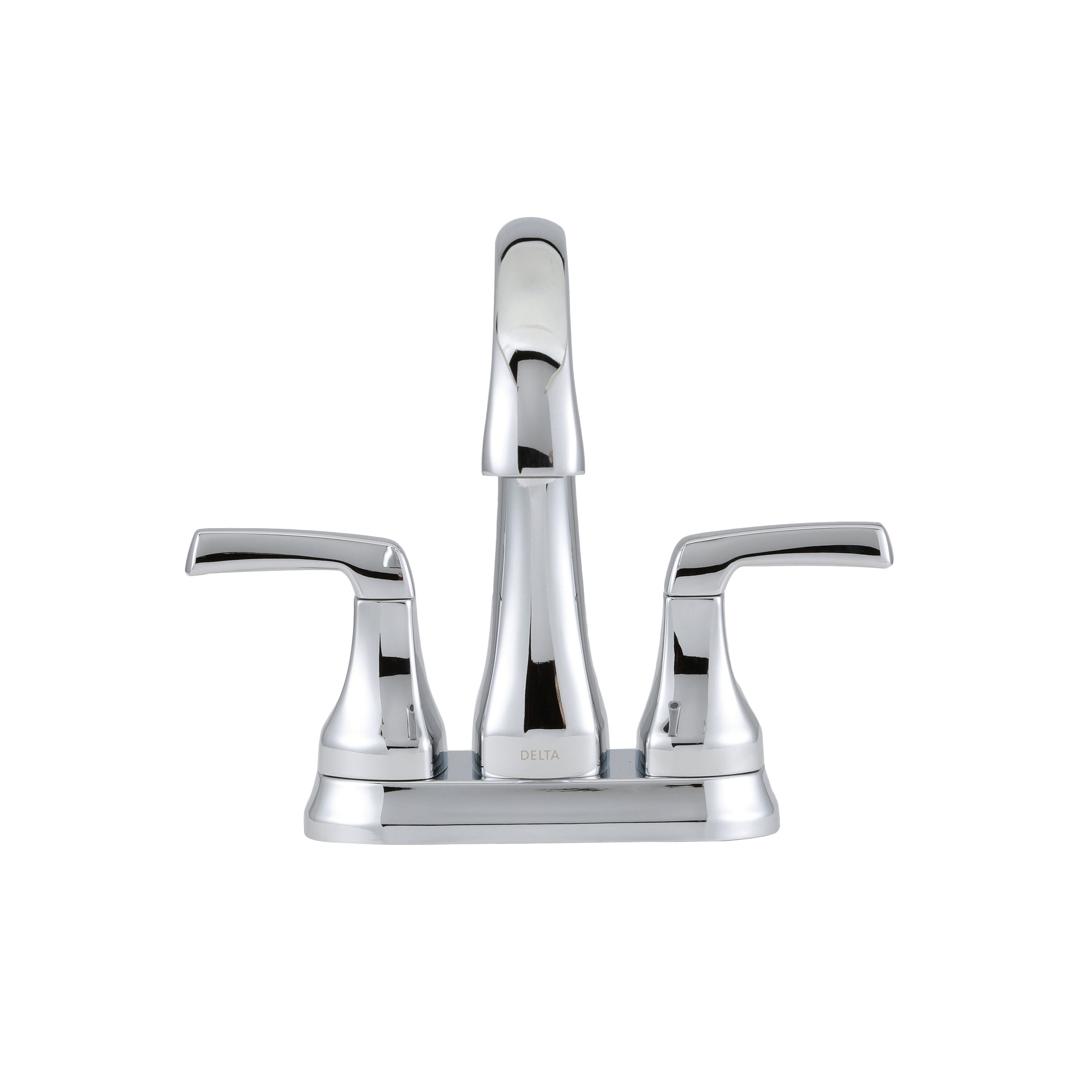 【Lotusinhand】Two-Tone Normal 新品2個セット Two Handle Centerset Bathroom Faucet (Recertified) in Chrome
