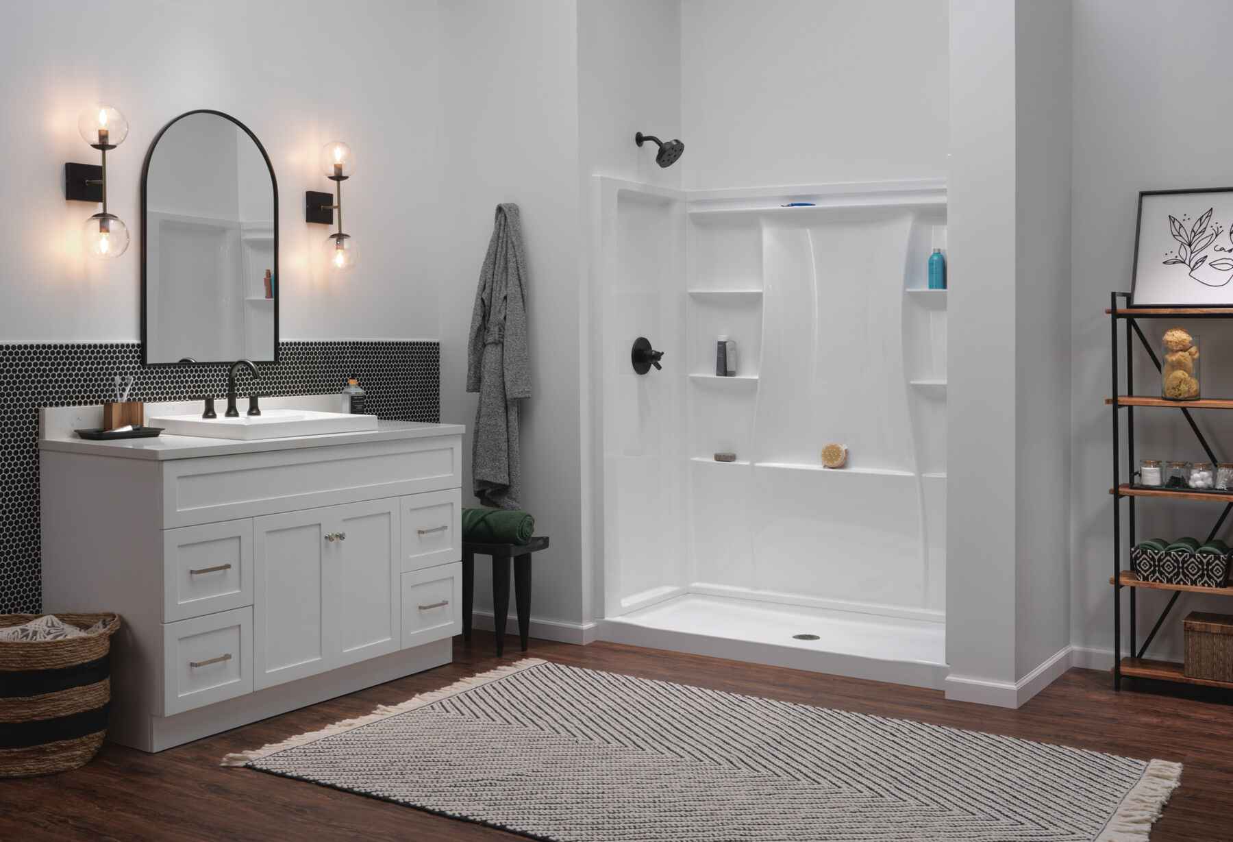 Two Handle Widespread Bathroom Faucet in Matte Black 3559-BLMPU 