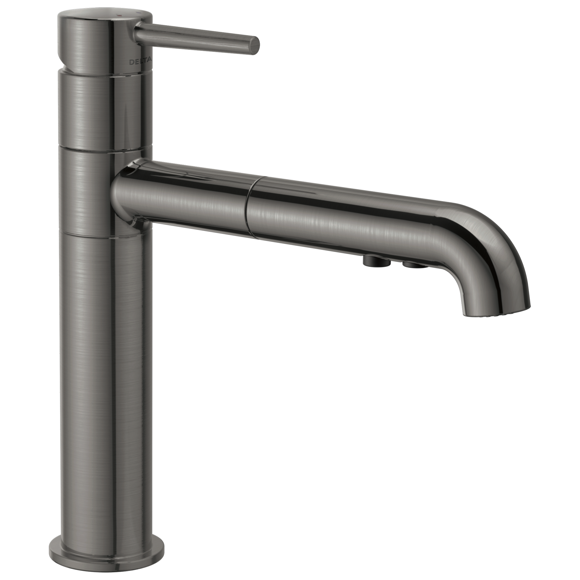 Delta Faucet Trinsic Single Handle Pull-Out Kitchen Faucet - Black Stainless