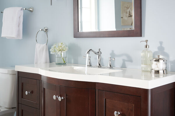 Two Handle Widespread Bathroom Faucet (Recertified) in Chrome 