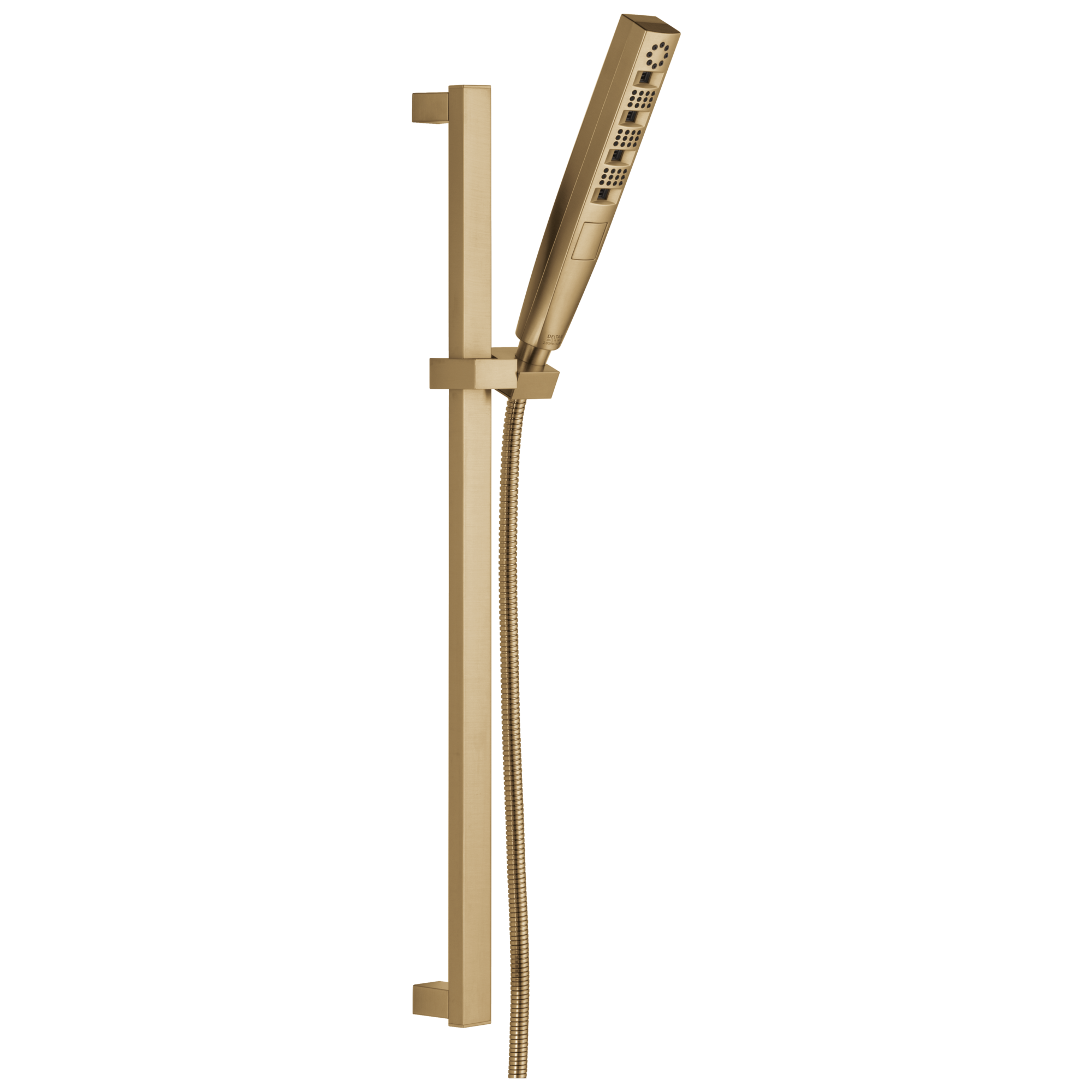 Delta Faucet Universal Showering Components H2Okinetic Hand Shower 1.75 GPM w/Slide Bar 4S - Lumicoat Champagne Bronze