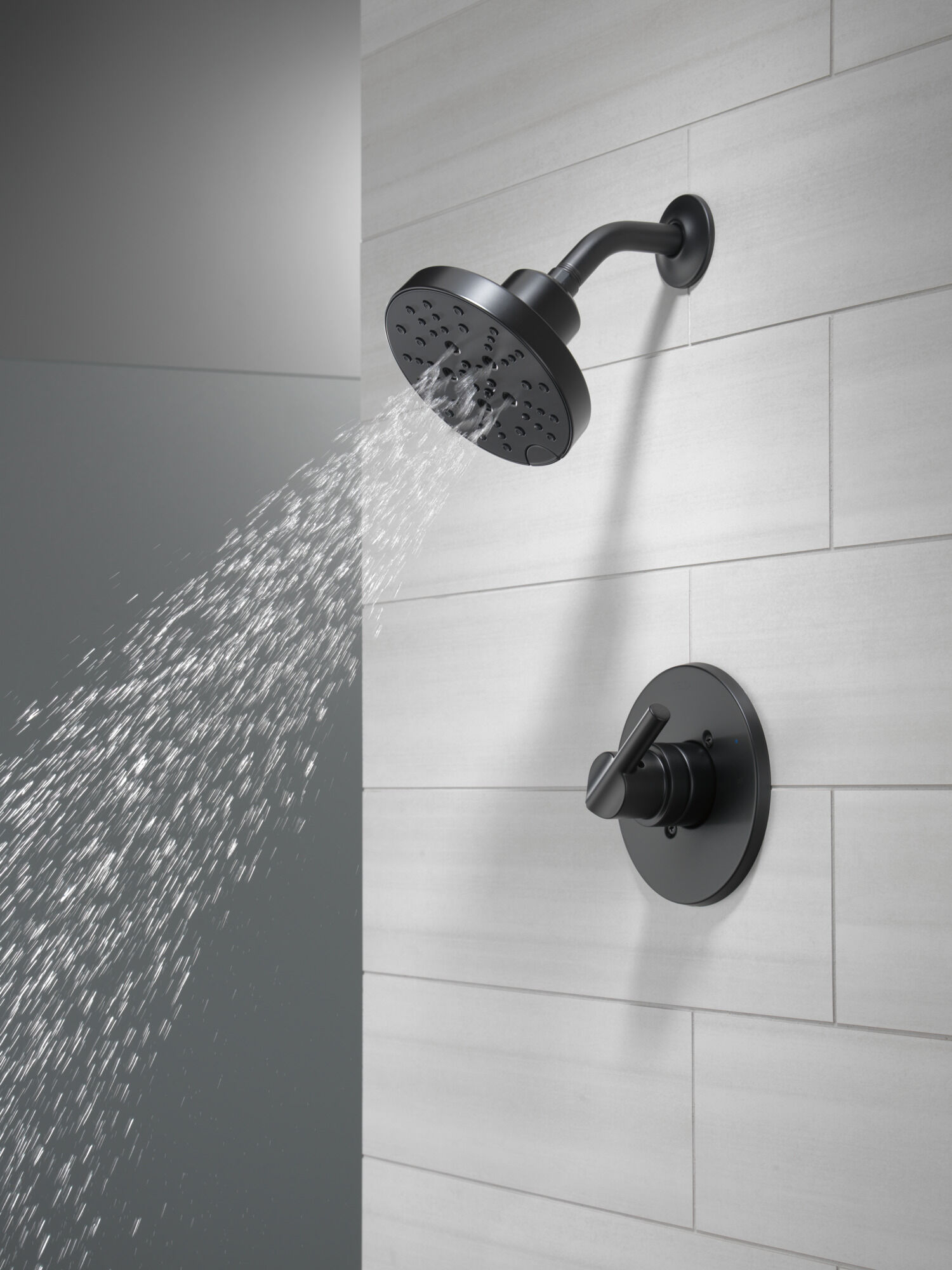 Shower Rough & Trim 1L 14S (Recertified) in Matte Black 142749-BL