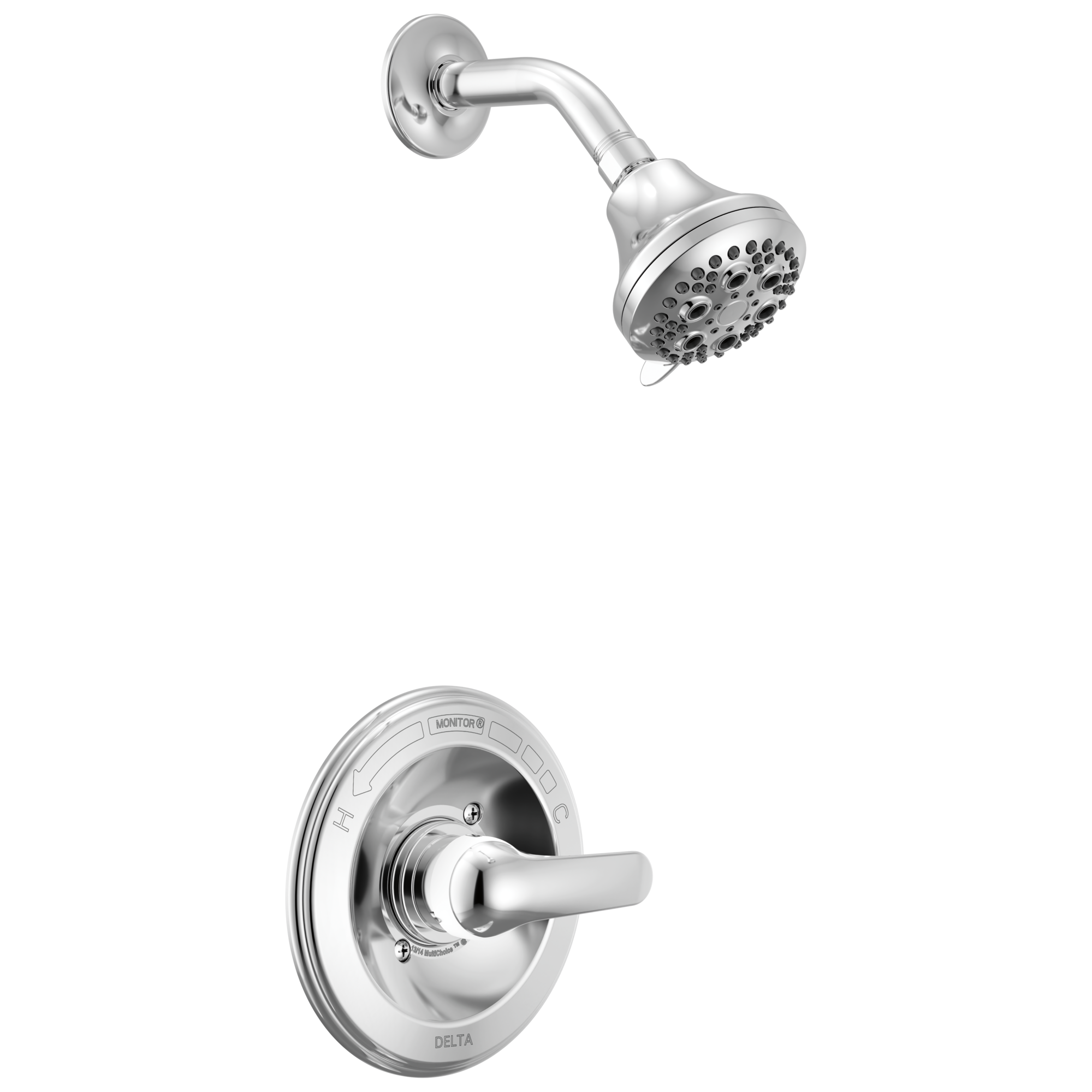 Delta Monitor 13 Series Shower Complete Rough and Trim - Thumbnail 4