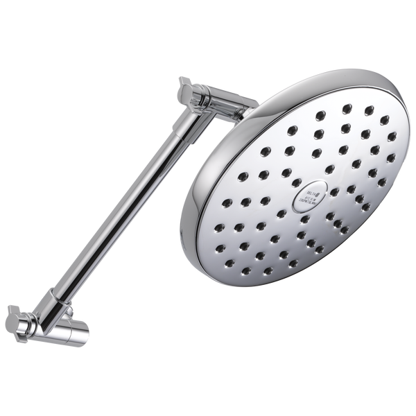Single Setting Rain Can Shower Head w/ Arm in Chrome 75174C Delta Faucet
