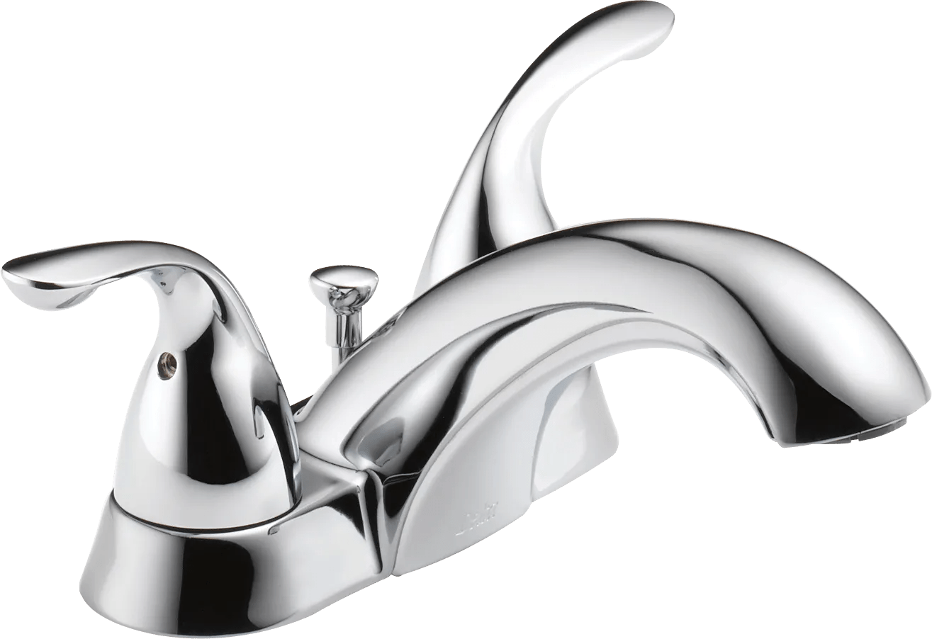 Delta Faucet Classic Two Handle Centerset Bathroom Faucet - Chrome