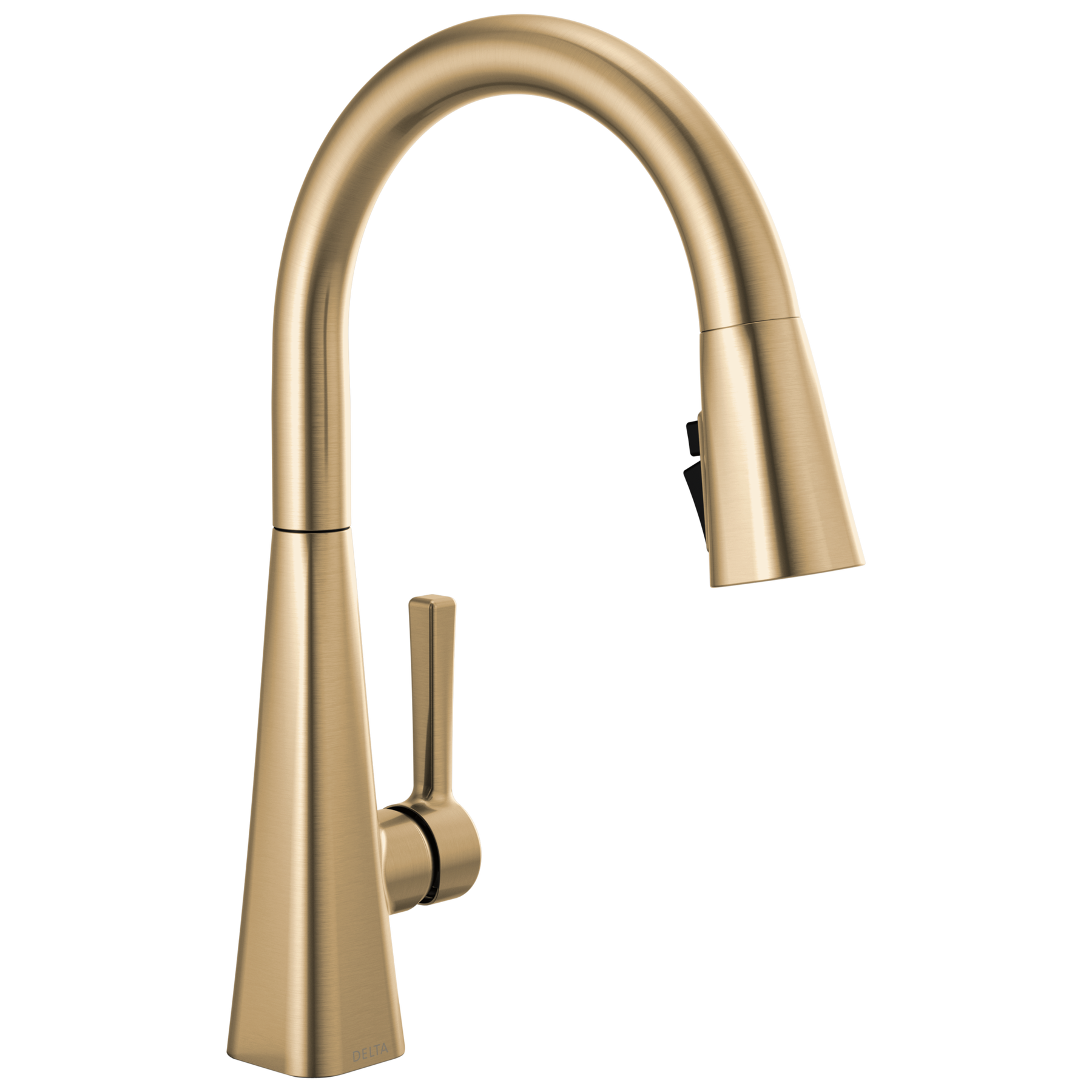 Single-Handle Pull-Down Kitchen Faucet in Champagne Bronze 19802Z