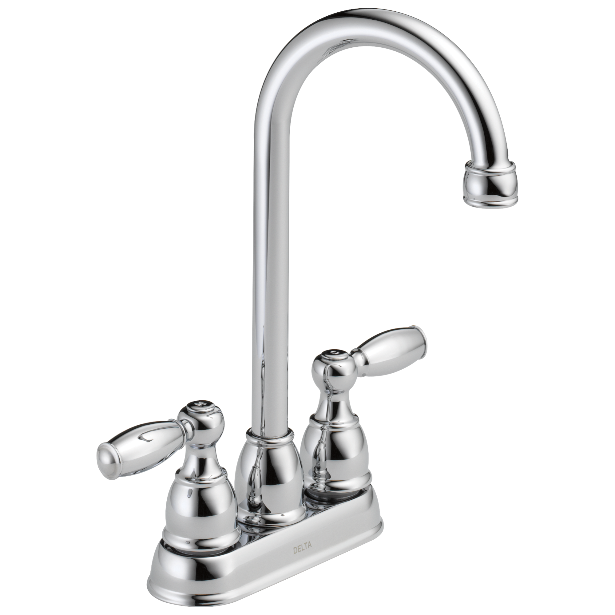Delta Faucet Foundations Two Handle Bar / Prep Faucet - Chrome