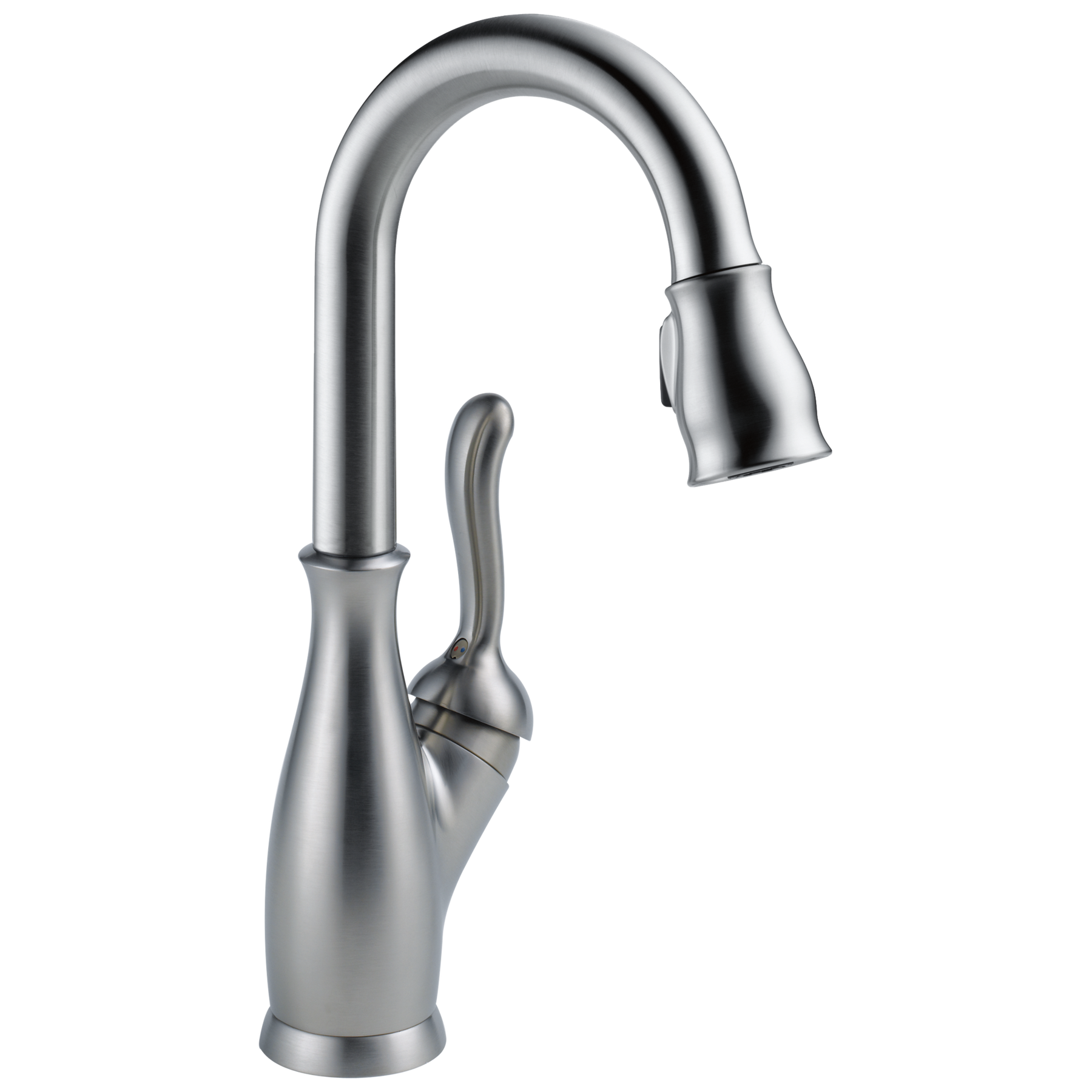 Single Handle Pull-Down Bar / Prep Faucet in Arctic Stainless 9678