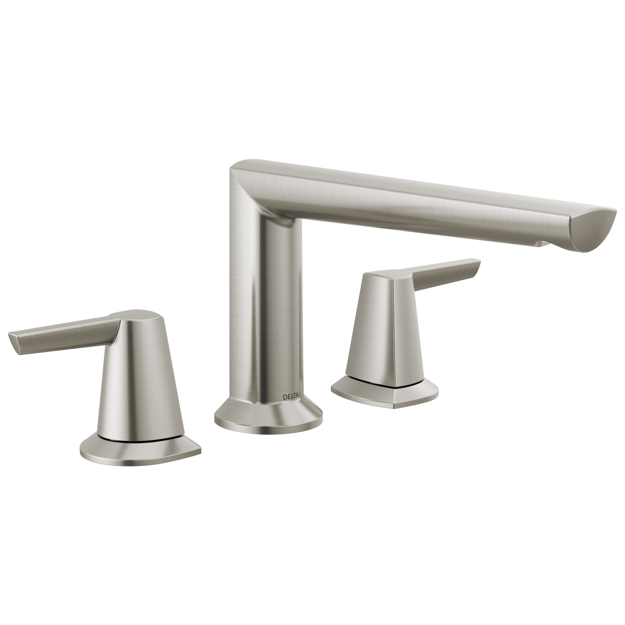 Delta Faucet Galeone 3-hole Roman Tub Trim - Lumicoat - Stainless