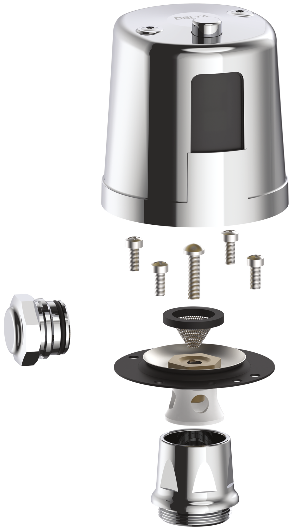 Electronic Water Closet Flush Valve Retrofit Kit - Battery Operated