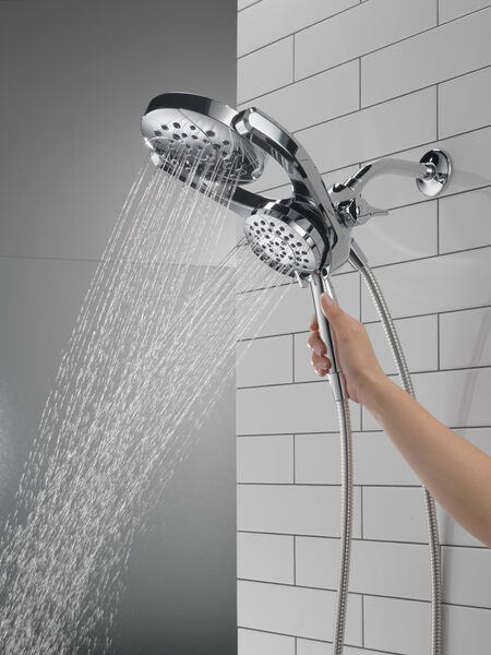 HydroRain® 4-Setting Two-In-One Shower Head, image 2
