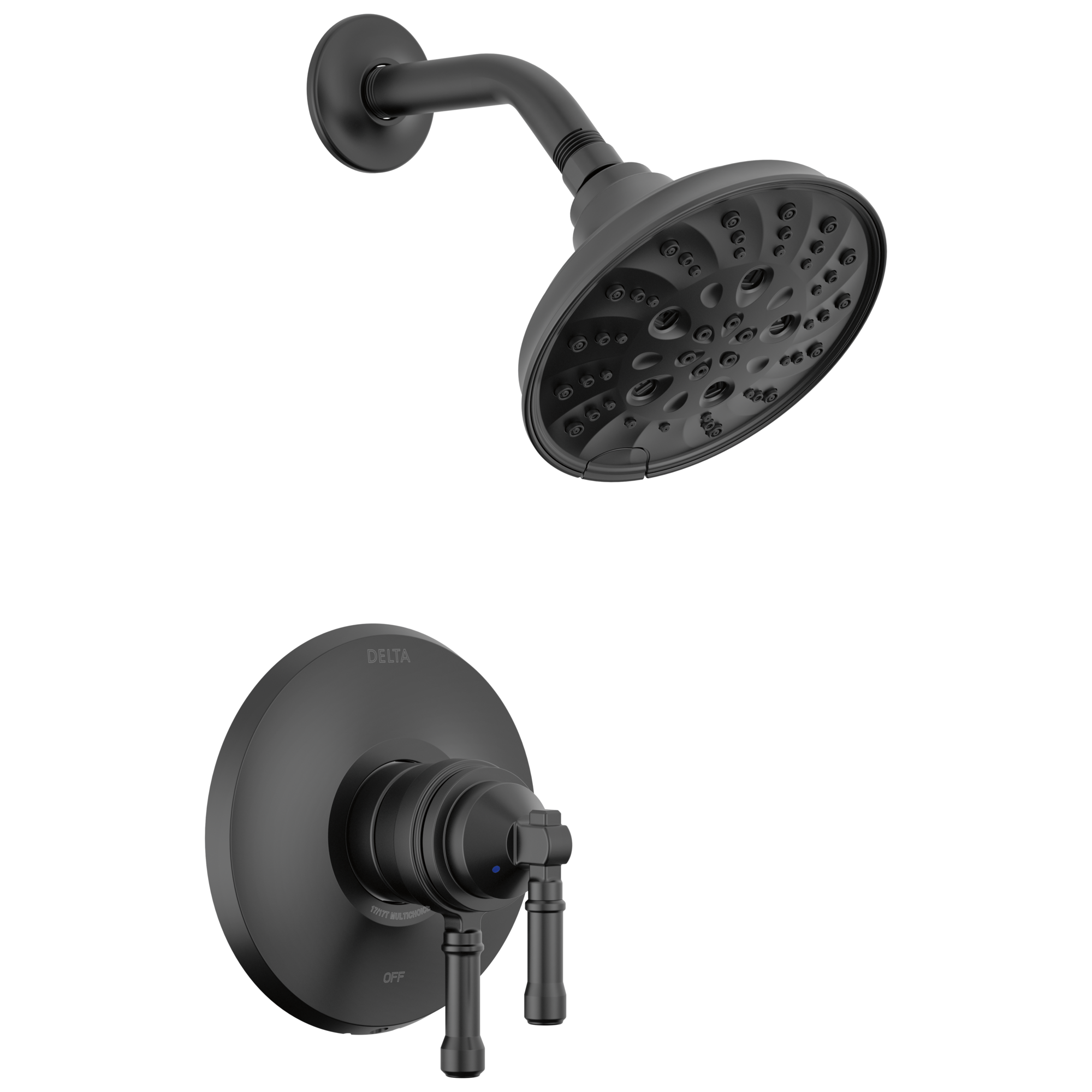 BroderickE 17 Series Shower Trim - Matte Black