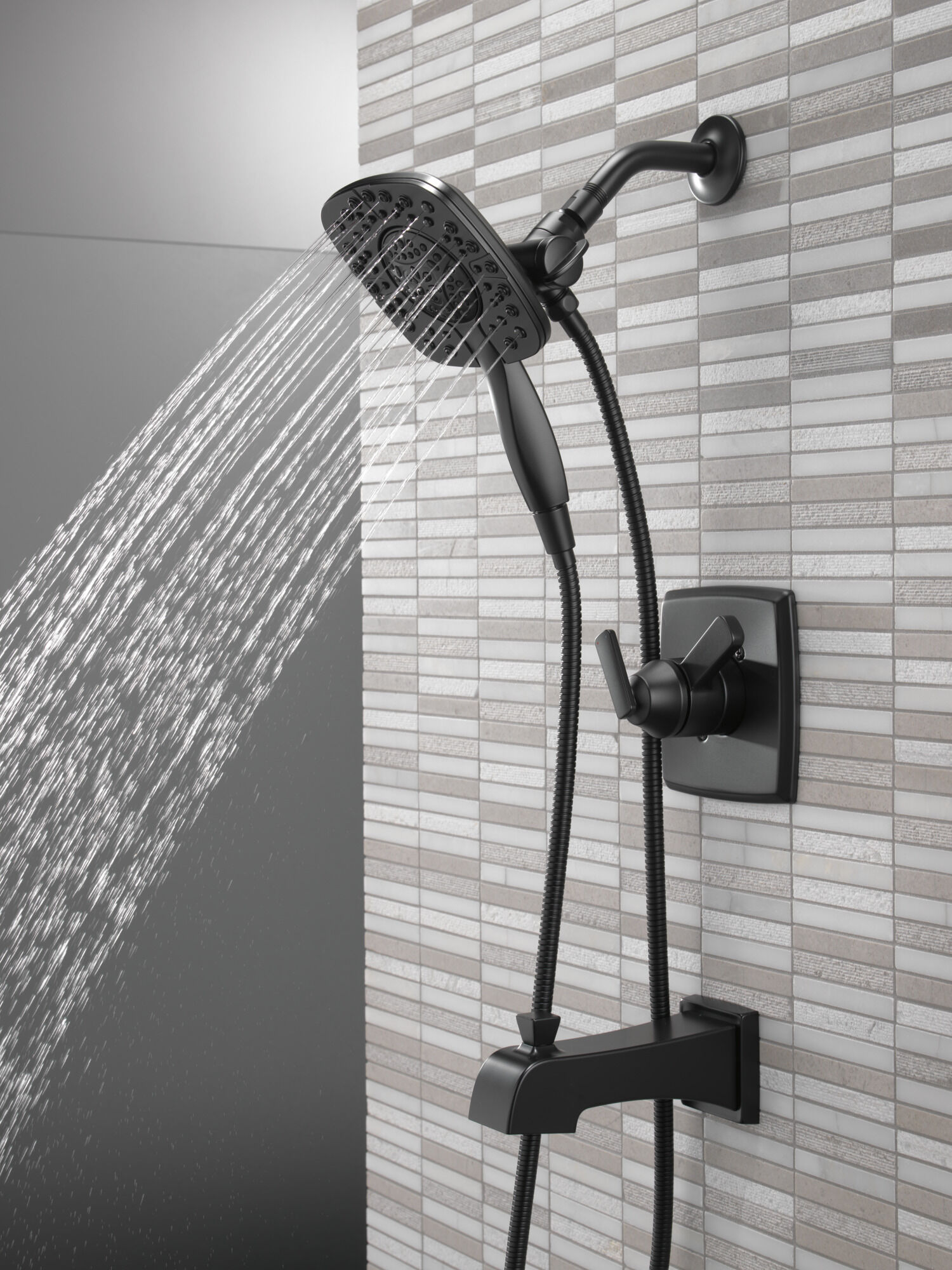 In2ition® Tub/Shower Trim 1L 17S (Recertified) in Matte Black