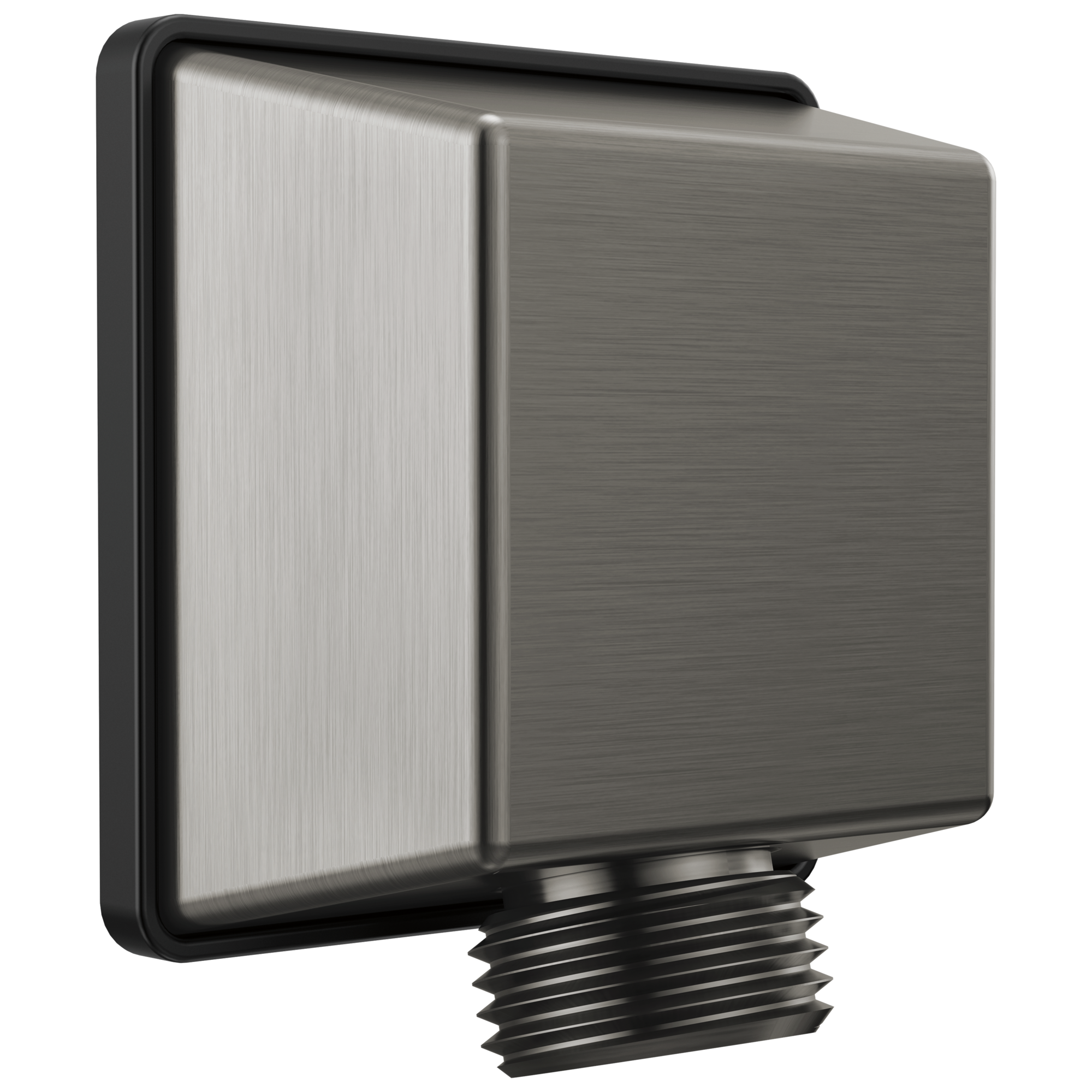 Delta Faucet Universal Showering Components Square Wall Elbow for Hand Shower - Lumicoat Black Stainless