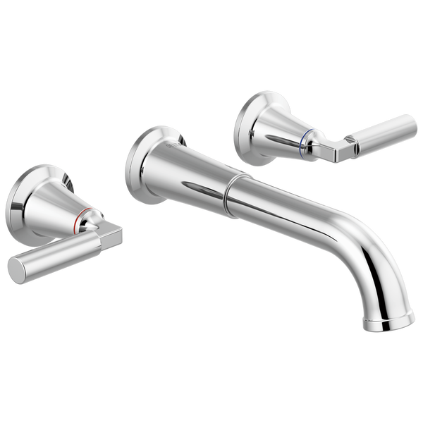 Two Handle Wall Mount Bathroom Faucet Trim
