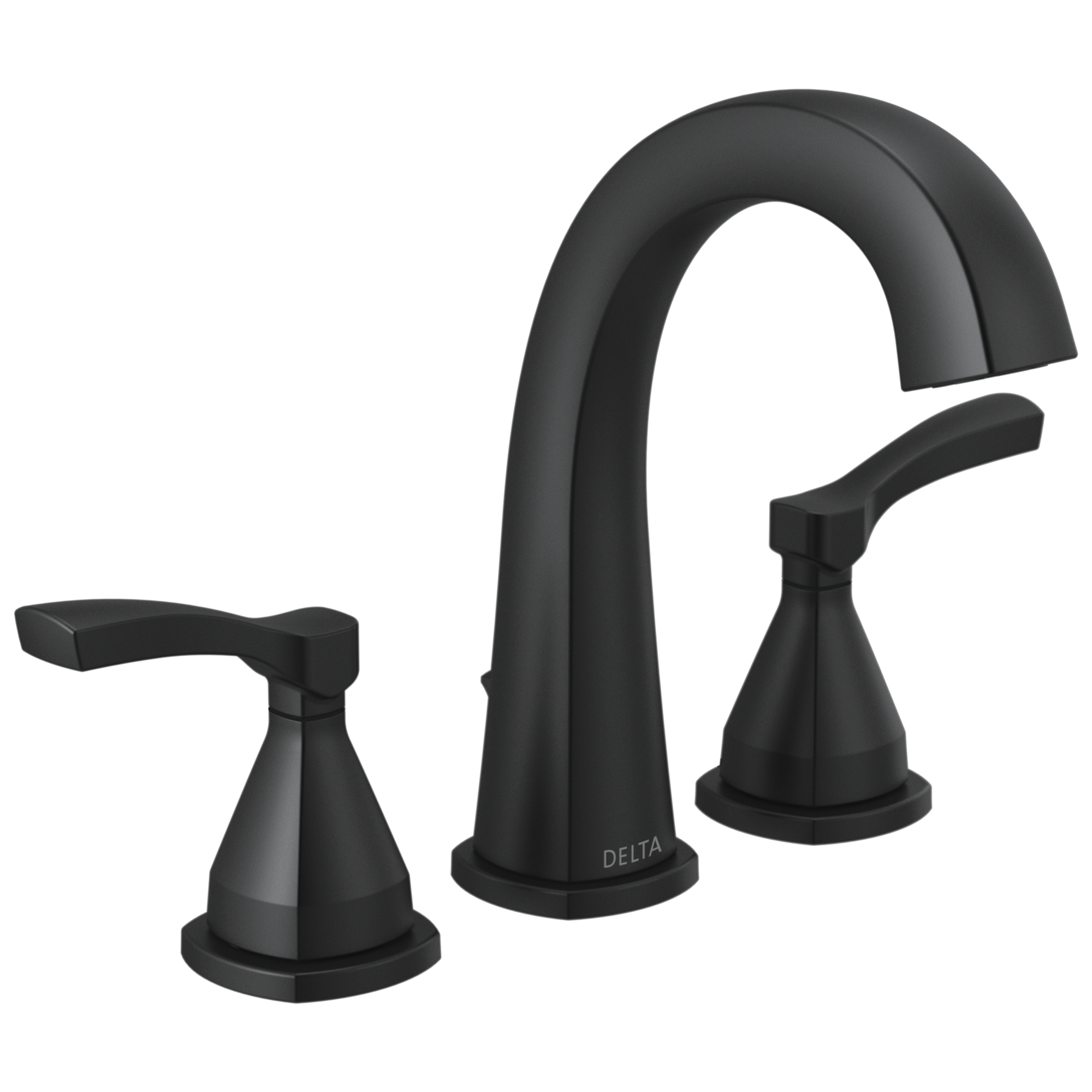 Delta Faucet Stryke Widespread Faucet - - Matte Black