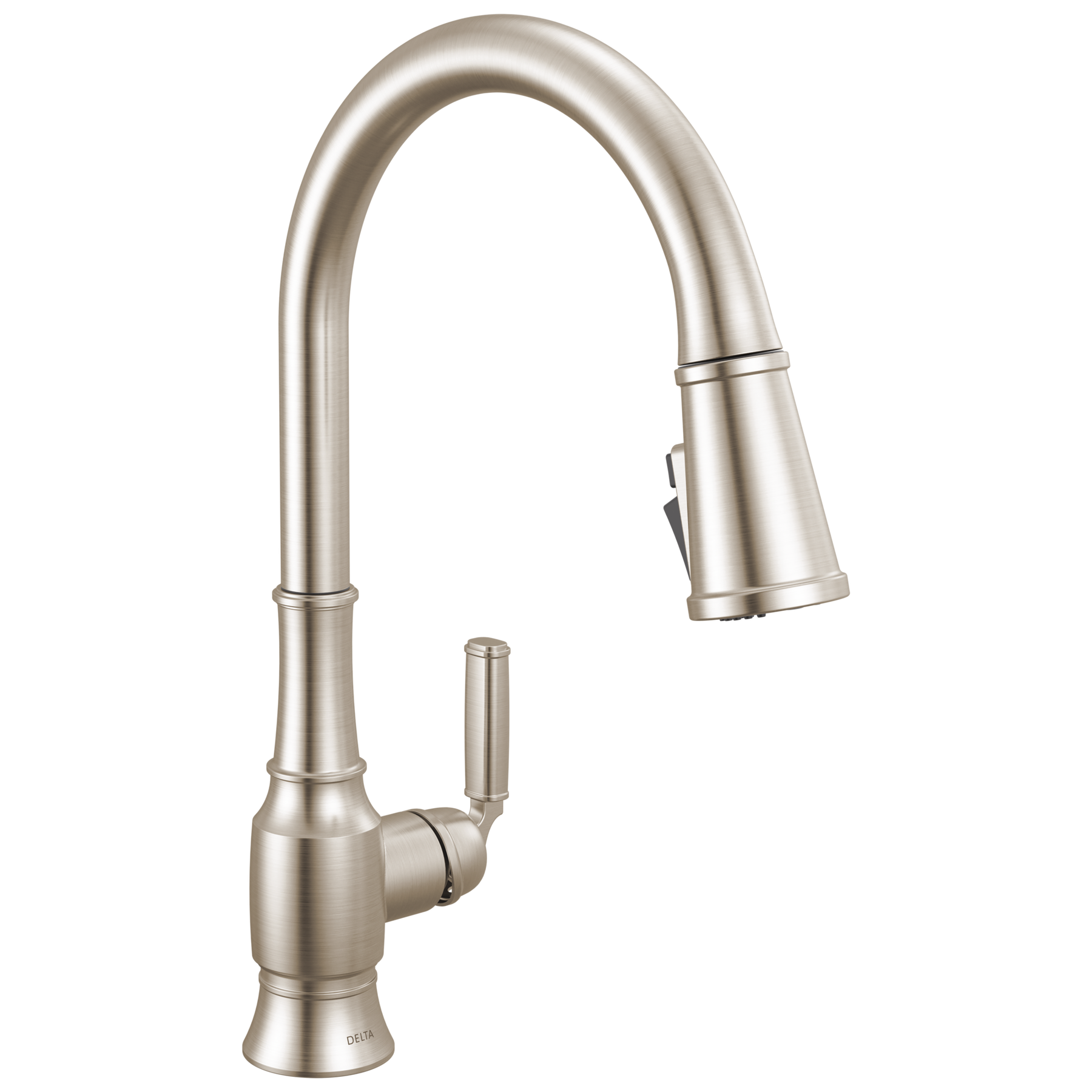 Single Handle Pull-Down Kitchen Faucet in Stainless — image 1