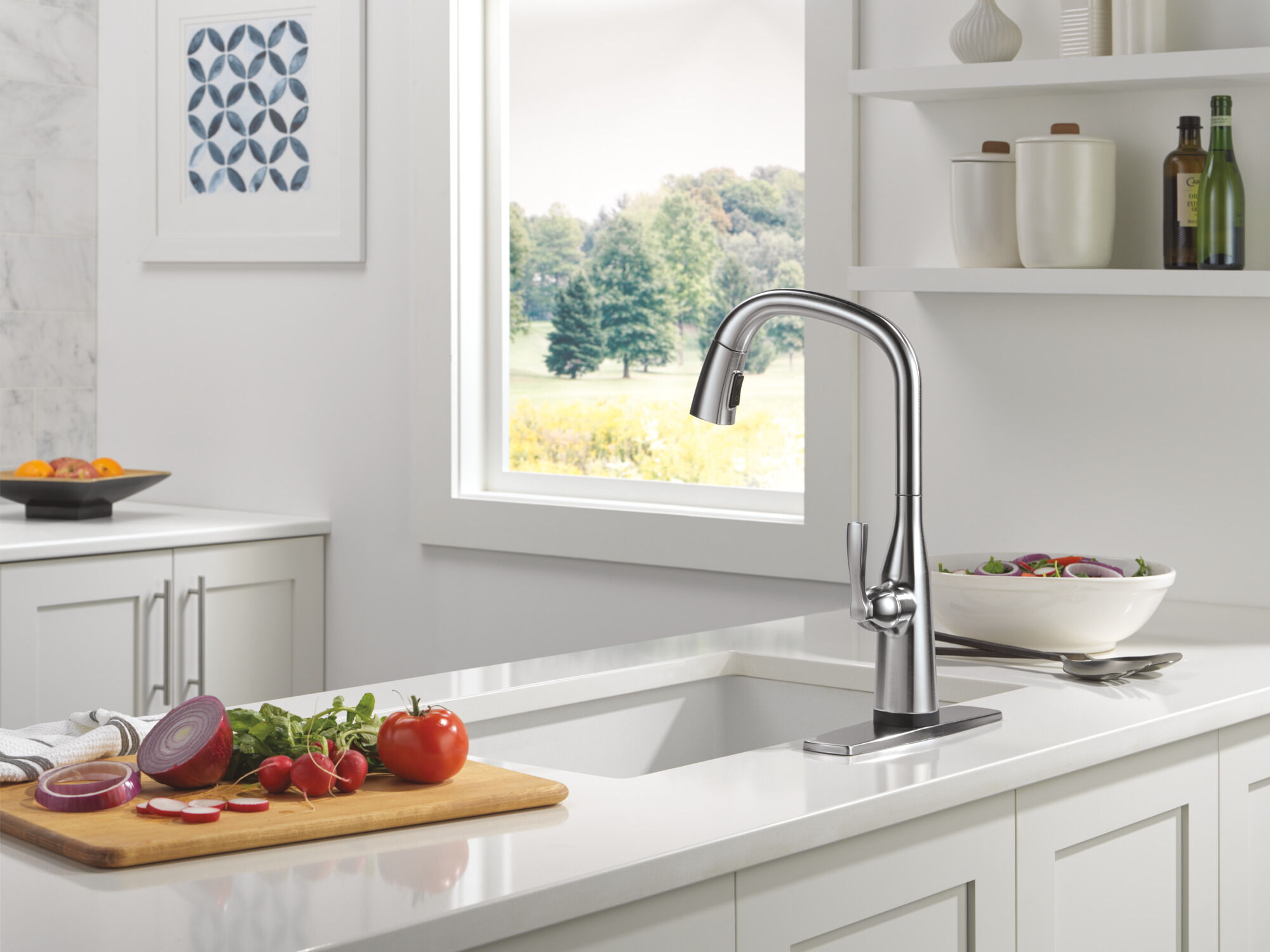 VoiceIQ® Single Handle Pull-Down Faucet with Touch2O® Technology