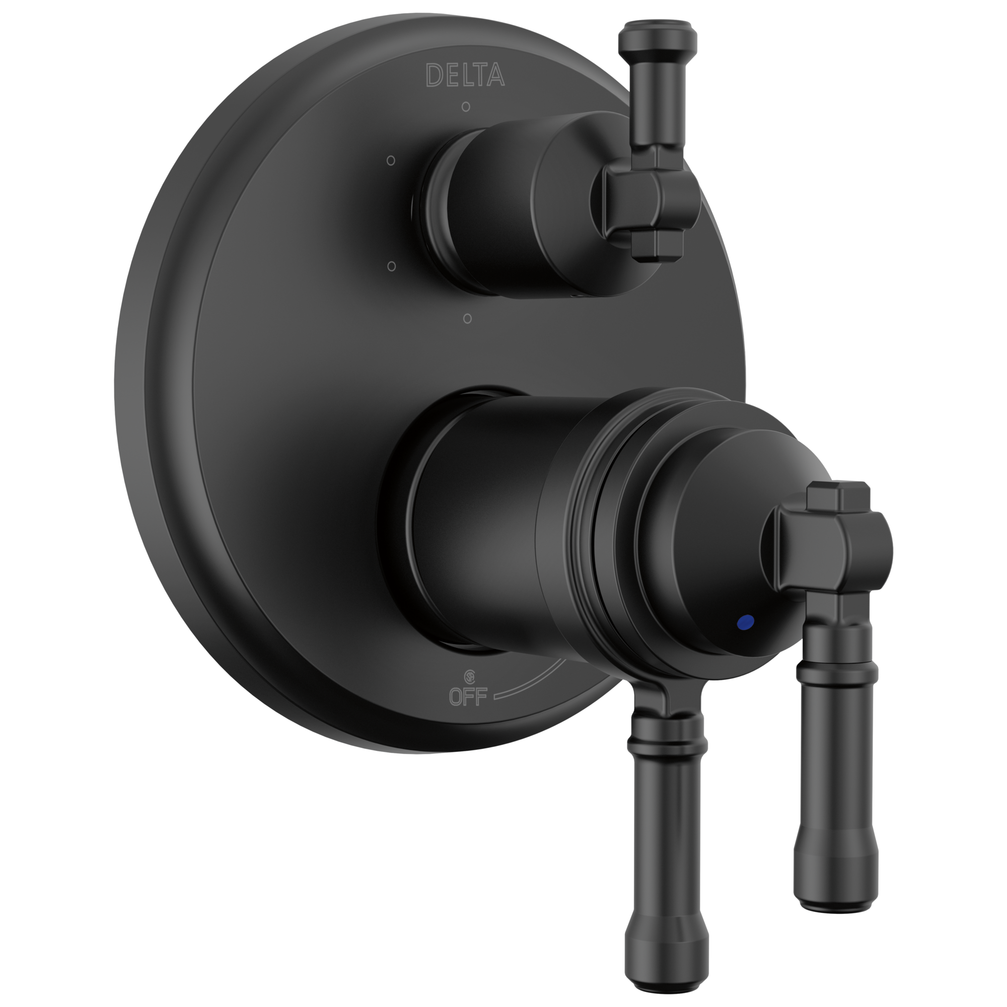 BroderickE 17T Series Integrated Diverter Trim 6-Setting - Matte Black