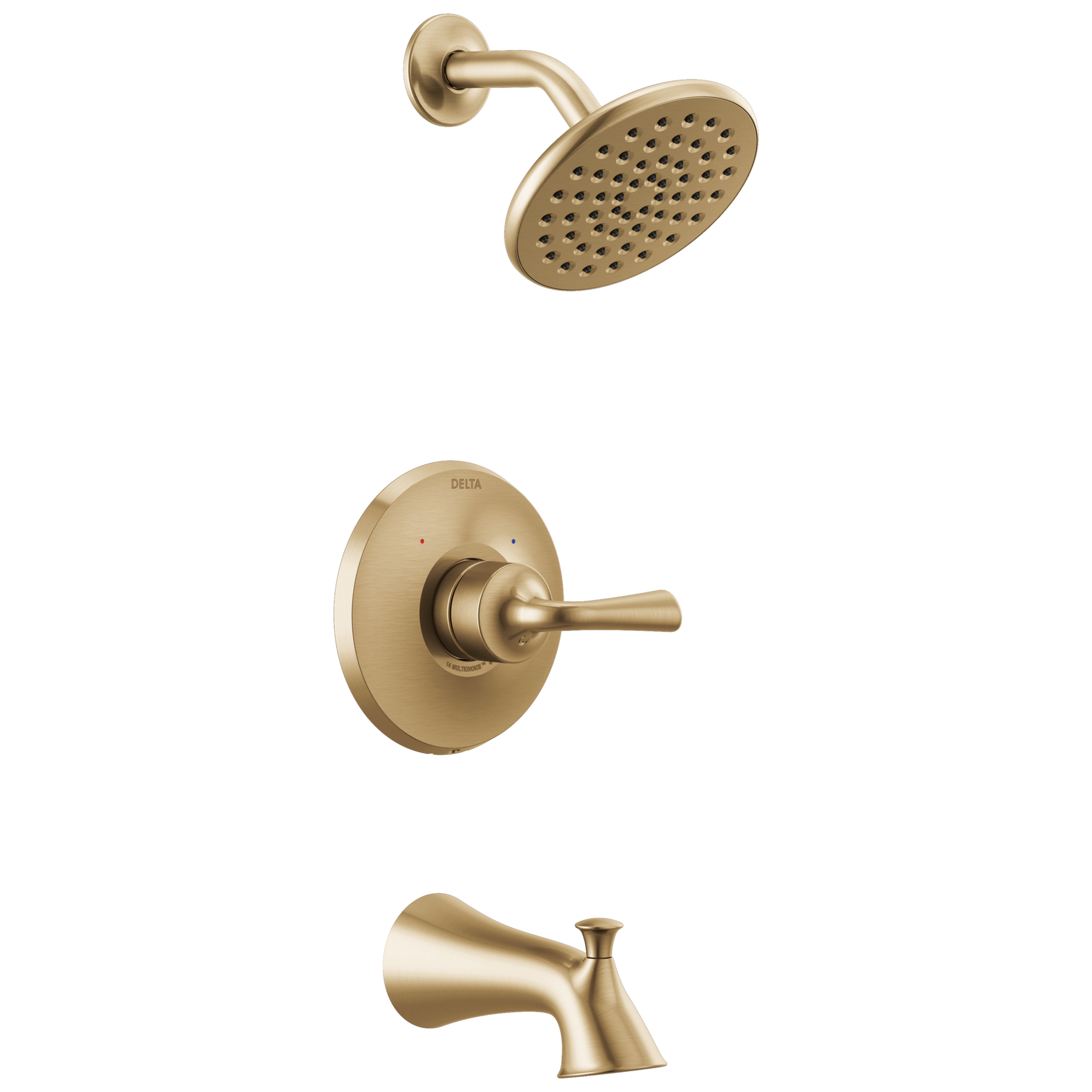 Monitor 14 Series Tub & Shower Shower Trim in Champagne Bronze