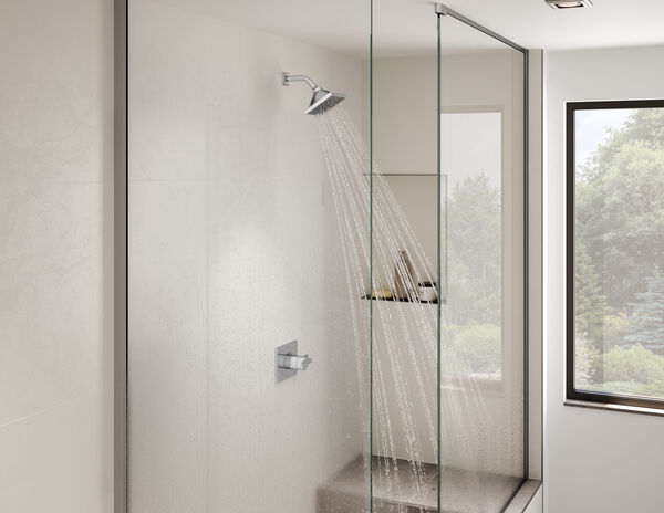 shower trim chrome