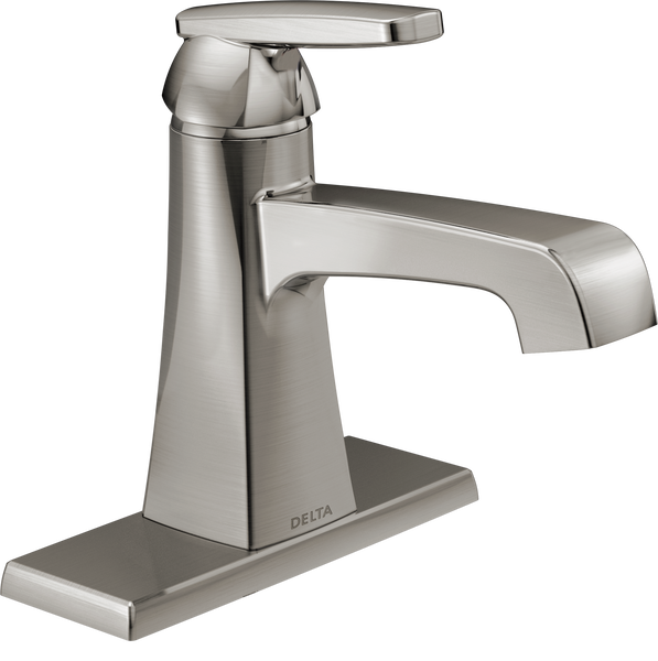 Single Handle Bathroom Faucet in Stainless 564-SSMPU-DST | Delta