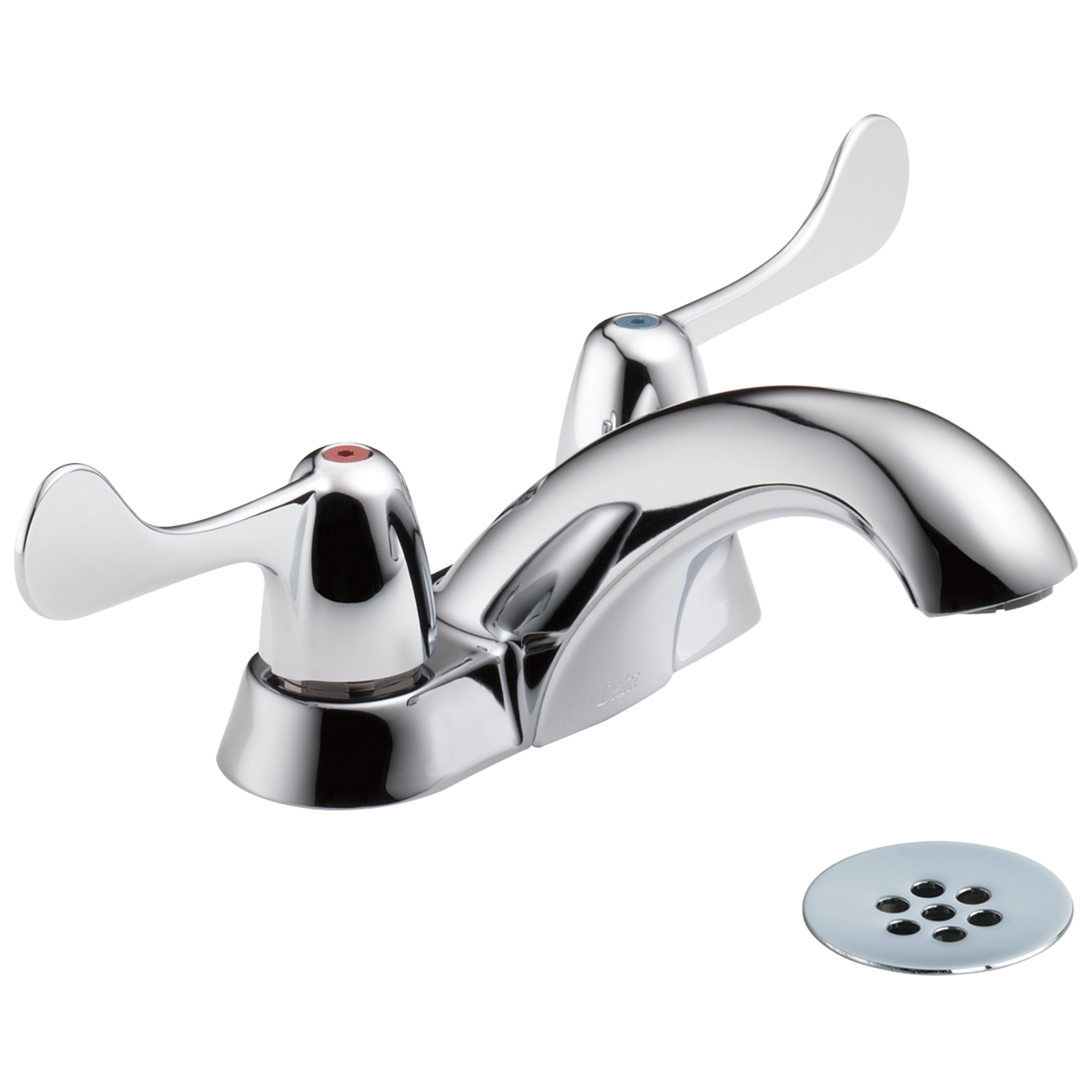 Two Handle Centerset Lavatory Faucet in Chrome 2529LF-HDF | Delta