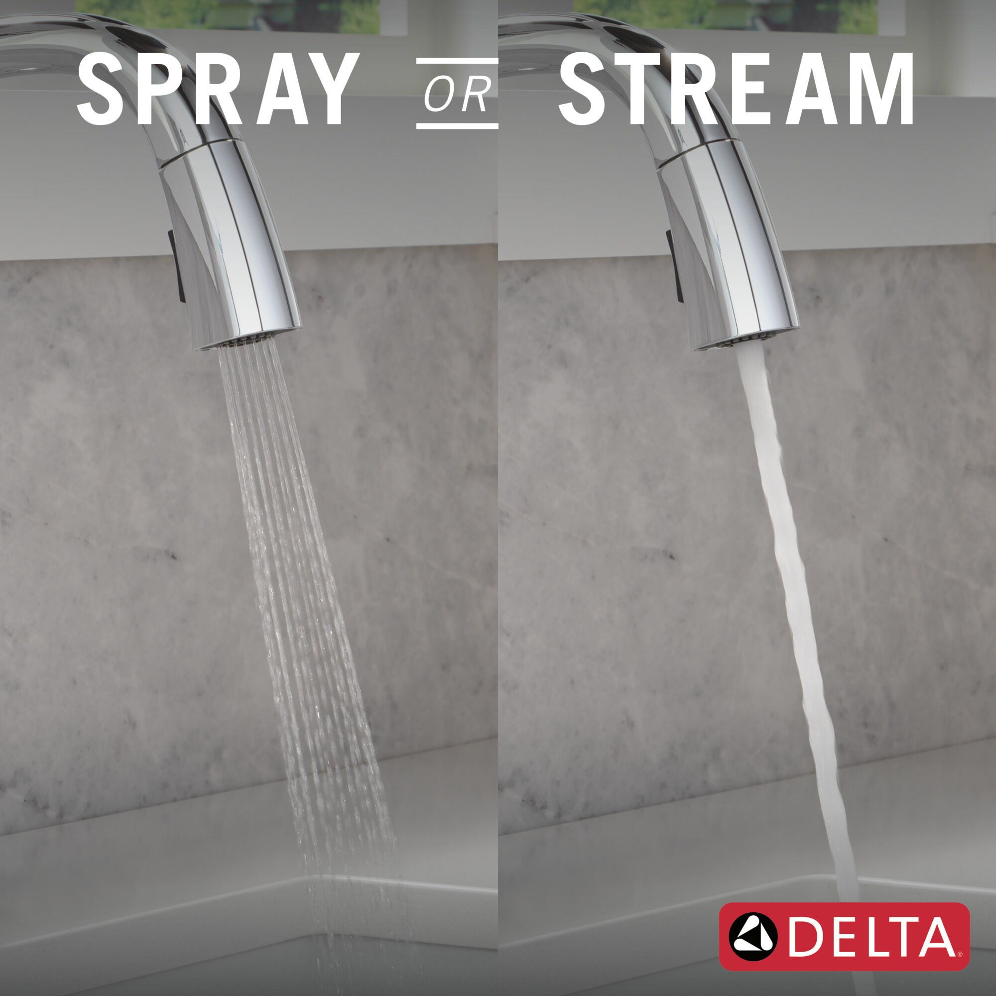 VoiceIQ® Single Handle Pull-Down Faucet with Touch2O® Technology