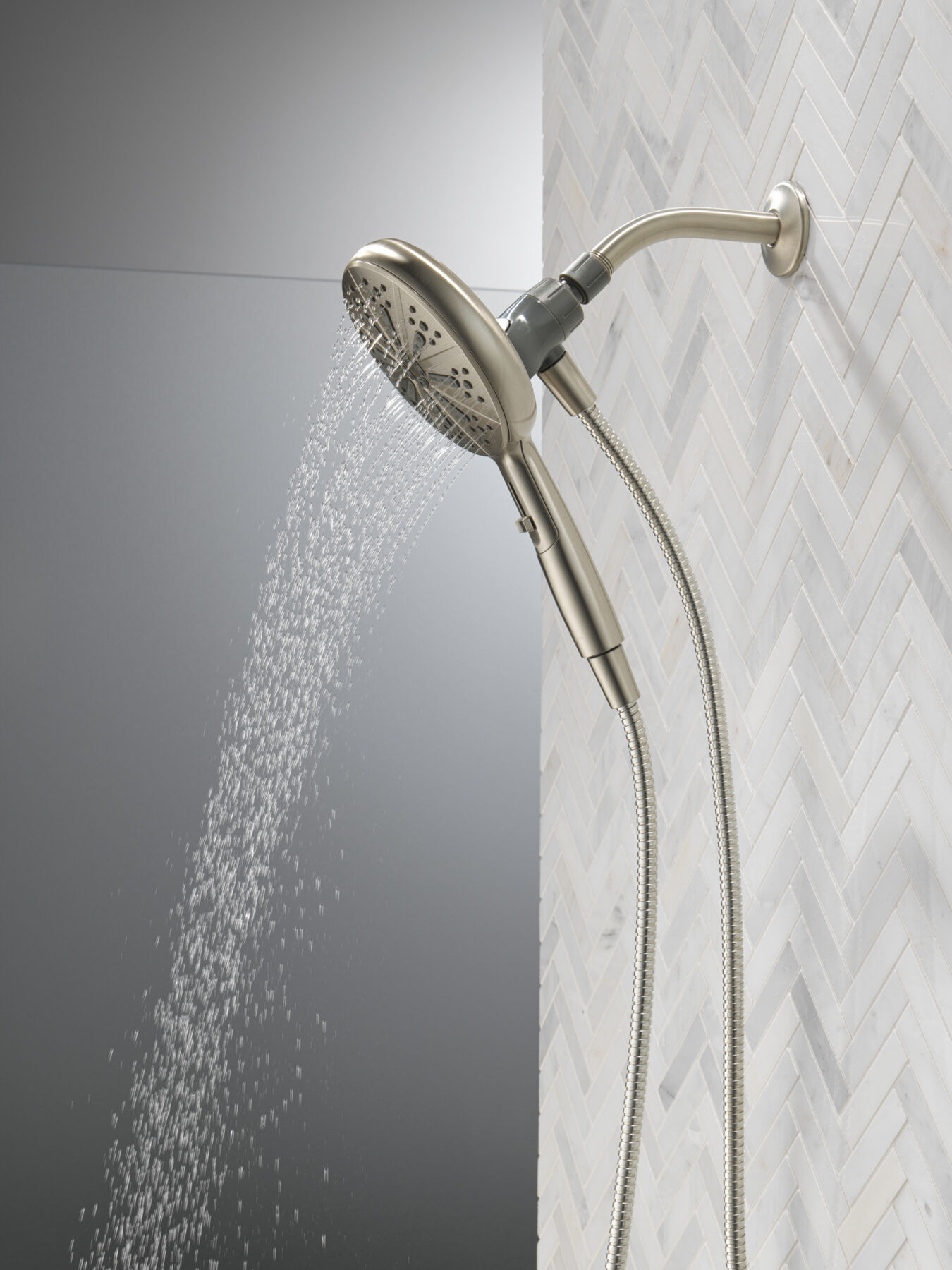 6Setting SureDock Hand Shower in Satin Nickel 75613SN Delta Faucet