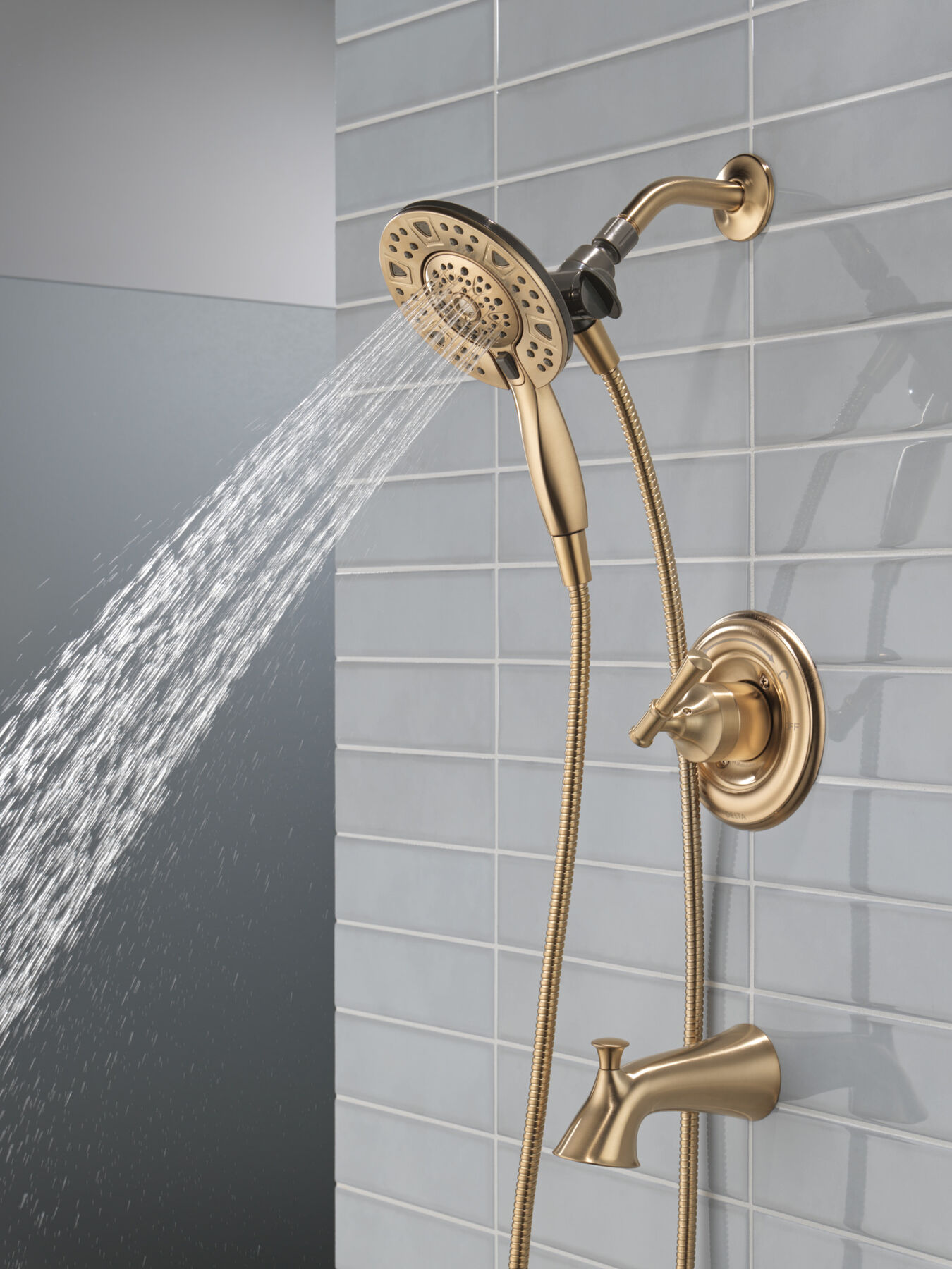 Monitor® 14 Series Tub and Shower in Champagne Bronze 144747-CZ-I 