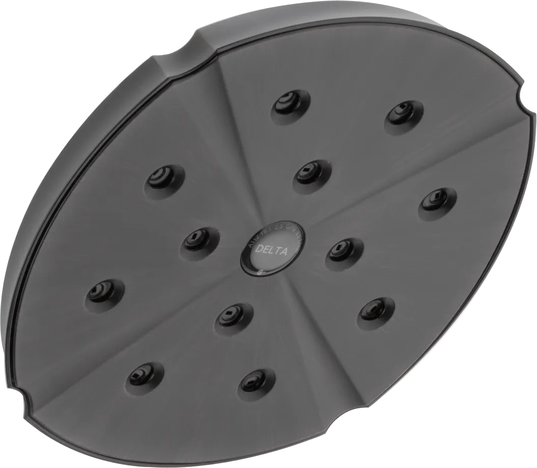 Delta Faucet Universal Showering Components H2OKineticSingle-Setting Raincan Shower Head - Venetian Bronze