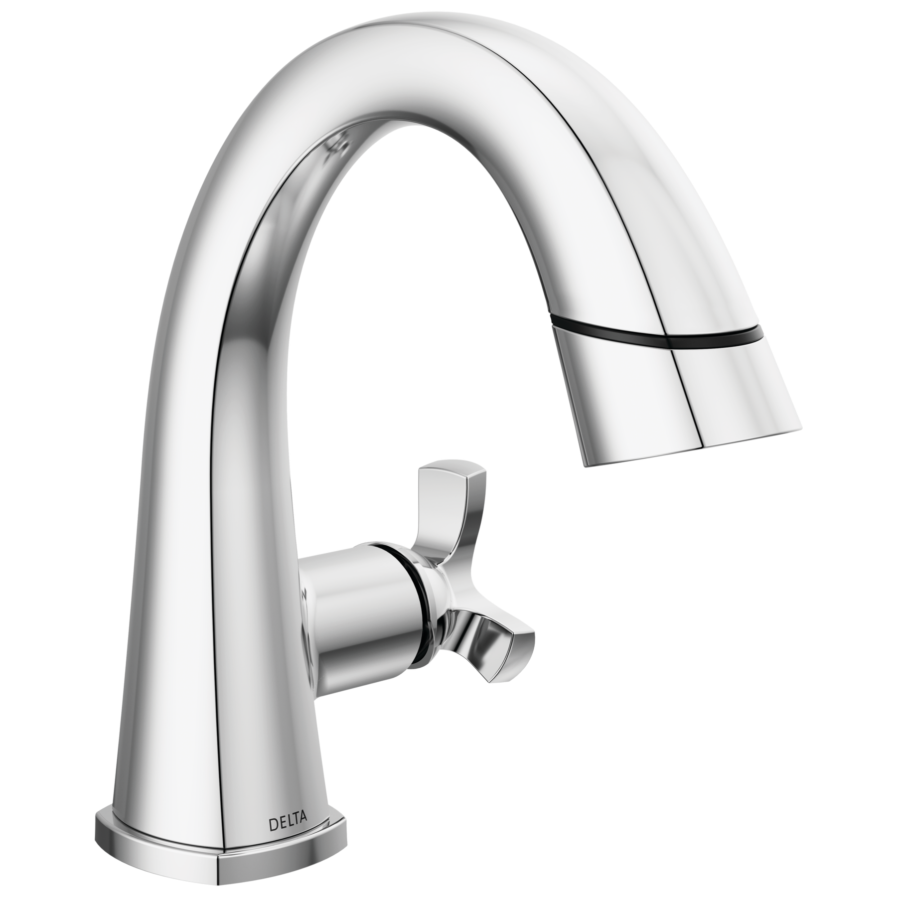 Single Handle Pull Down Bathroom Faucet in Lumicoat® Chrome 5776PDPR