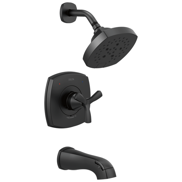 R*様 【美品】BREATH × F.M.C.D SYNTHETIC LEATH 14 Series Tub and Shower (Recertified) in Matte Black T144766-BL-R