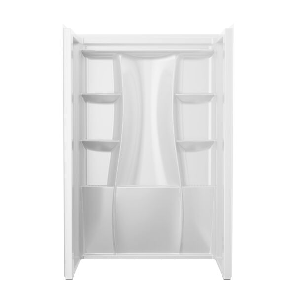 48"x34" Classic 500 Shower Wall in High Gloss White B122054834WH