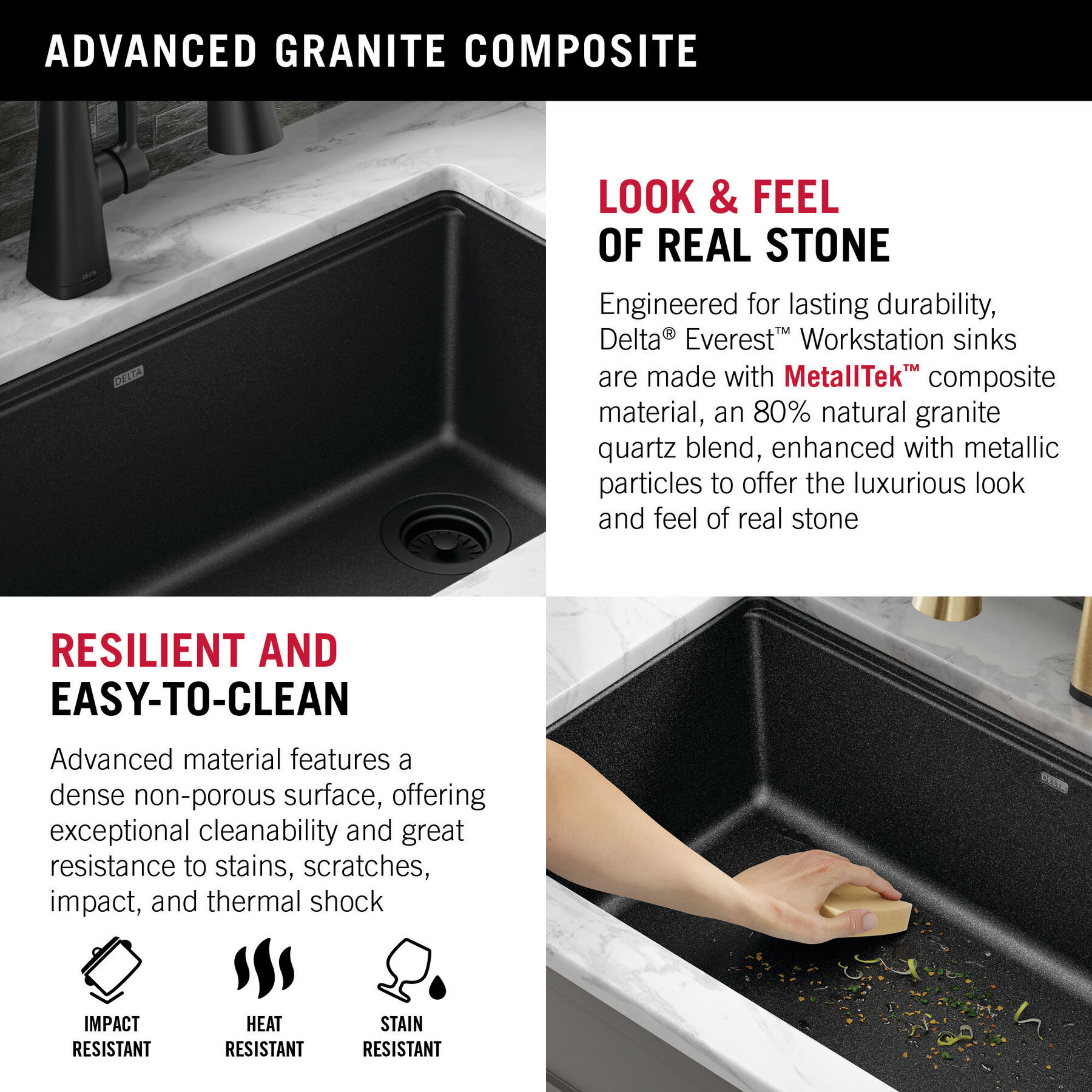 30” Granite Composite Workstation Kitchen Sink Undermount Single 