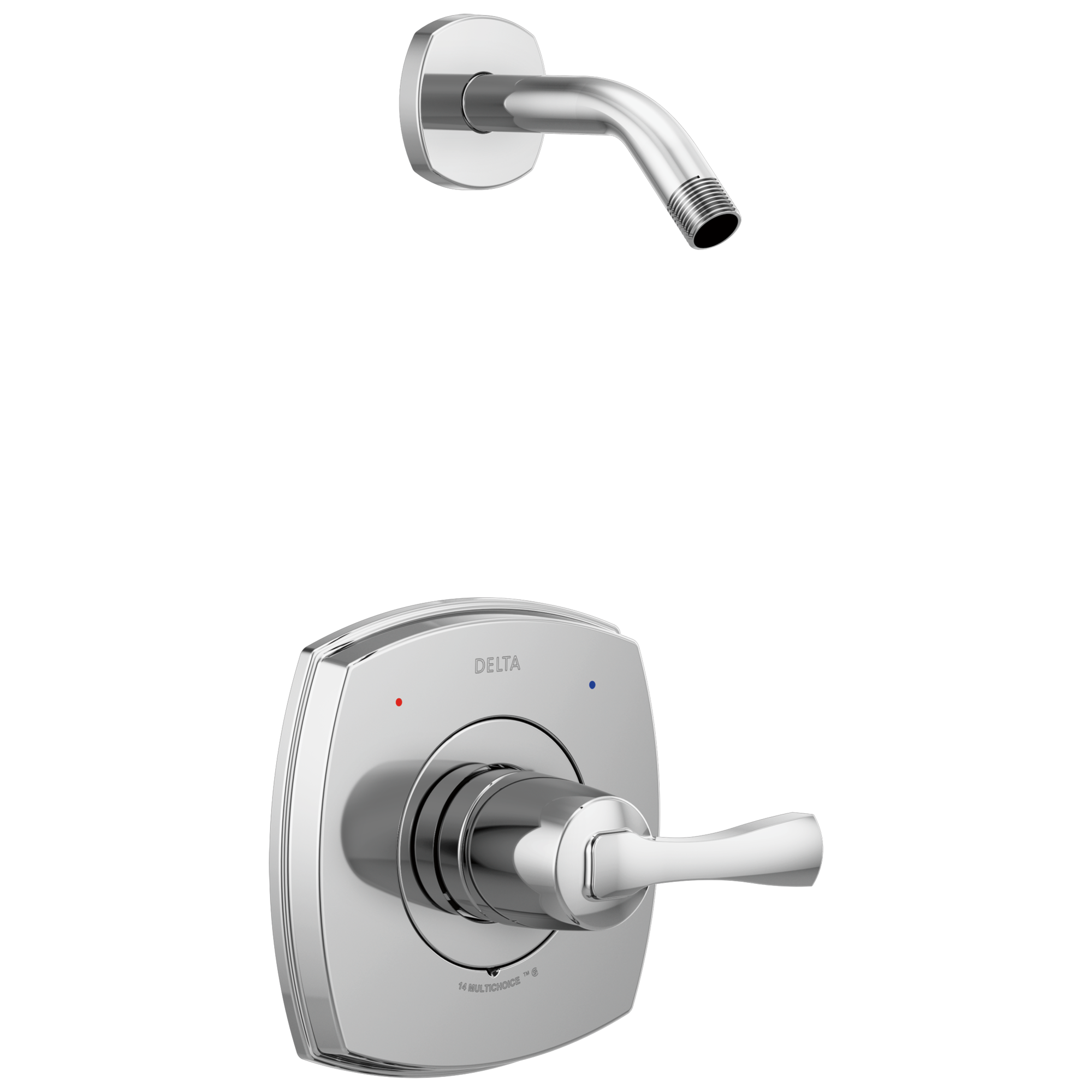 Delta Faucet Stryke 14 Series Shower Only Less Head - Lumicoat - Chrome