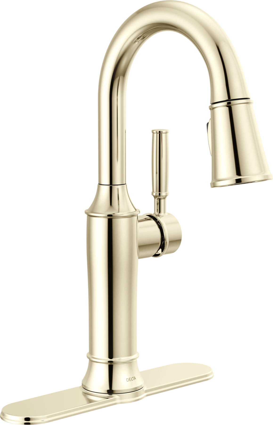 Single Handle Pull-Down Bar / Prep Faucet in Lumicoat® Polished