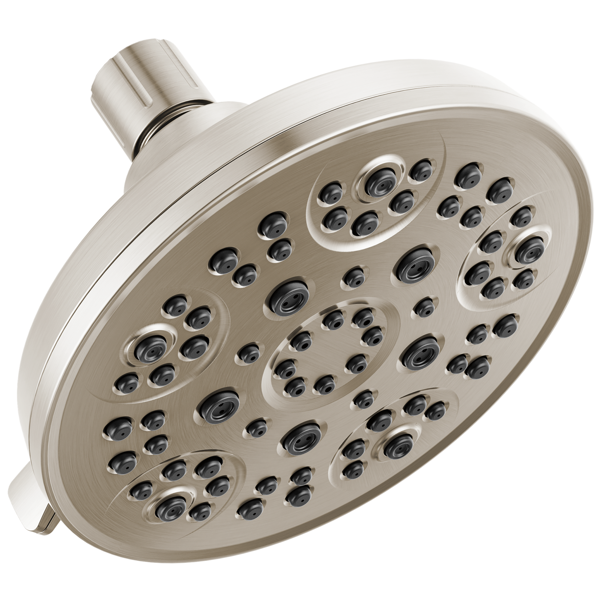 Delta Faucet Universal Showering Components Fixed 5-Setting Showerhead - Spotshield Brushed Nickel