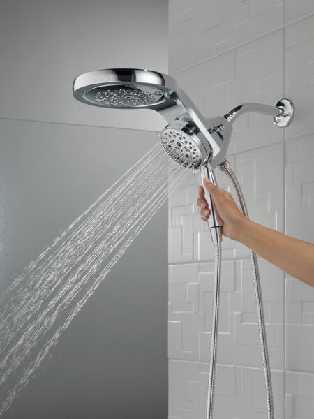 HydroRain® H<sub>2</sub>Okinetic® 5-Setting Two-in-One Shower Head, image 4