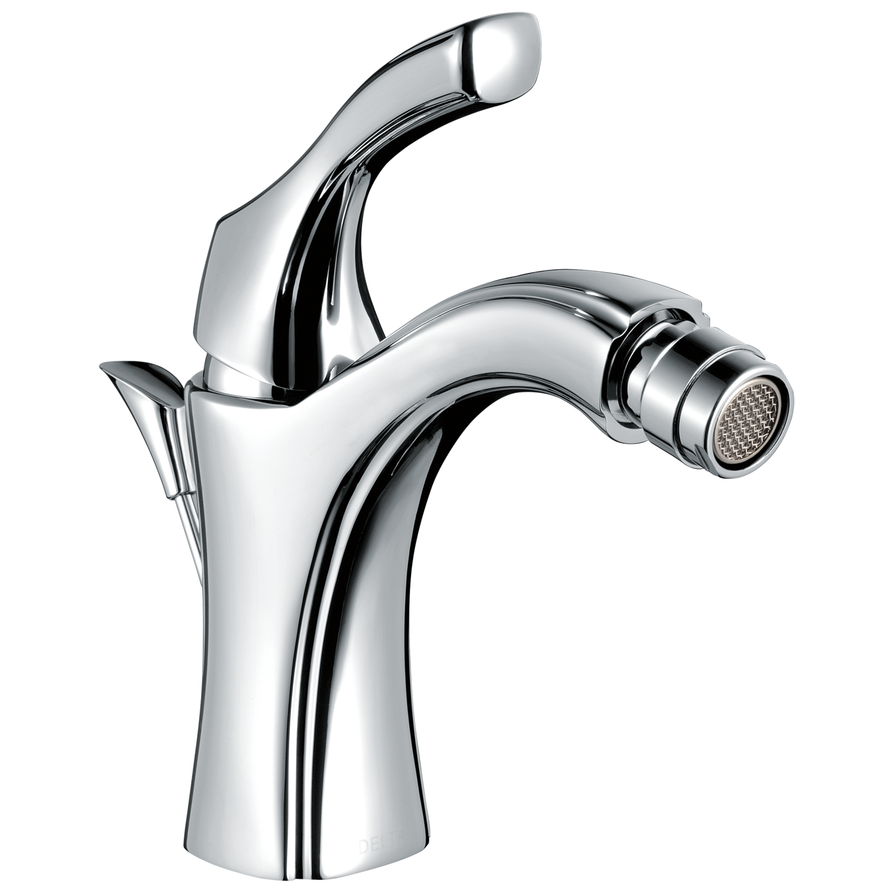 Single Hole Bidet Mixer with PopUp in Stainless 29226SS Delta Faucet