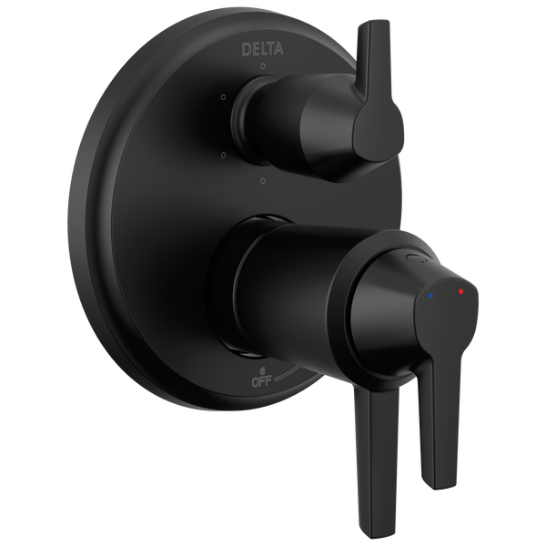 mowl へトロン黒　Q 17T S Integrated Diverter Trim-6 Setting in Matte Black T27T971-BL