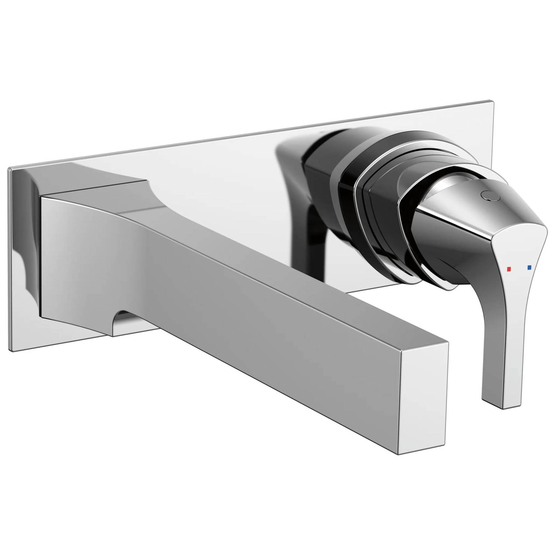 Single Handle Wall Mount Bathroom Faucet Trim in Chrome T574LF-WL