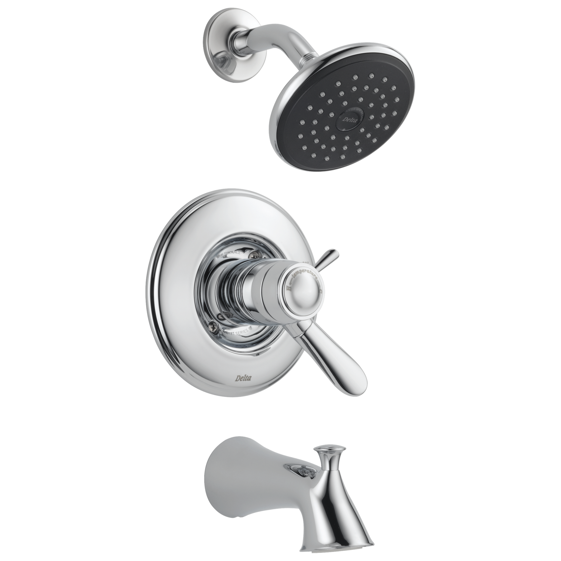 TempAssure® 17T Series Tub & Shower Trim in Chrome T17T438 | Delta
